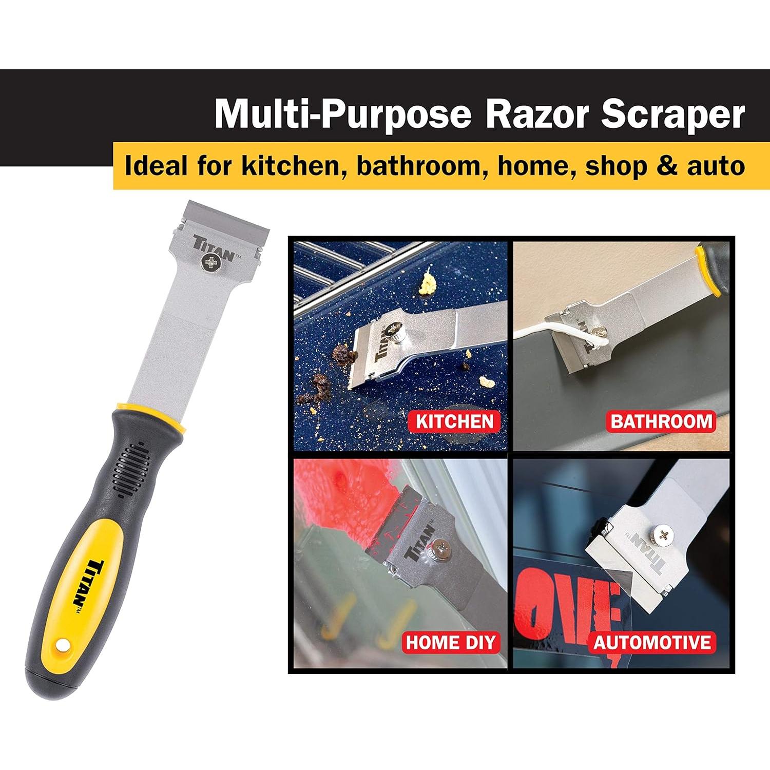 Raspador de cuchilla Titan 12030 mango largo 25.4 cm