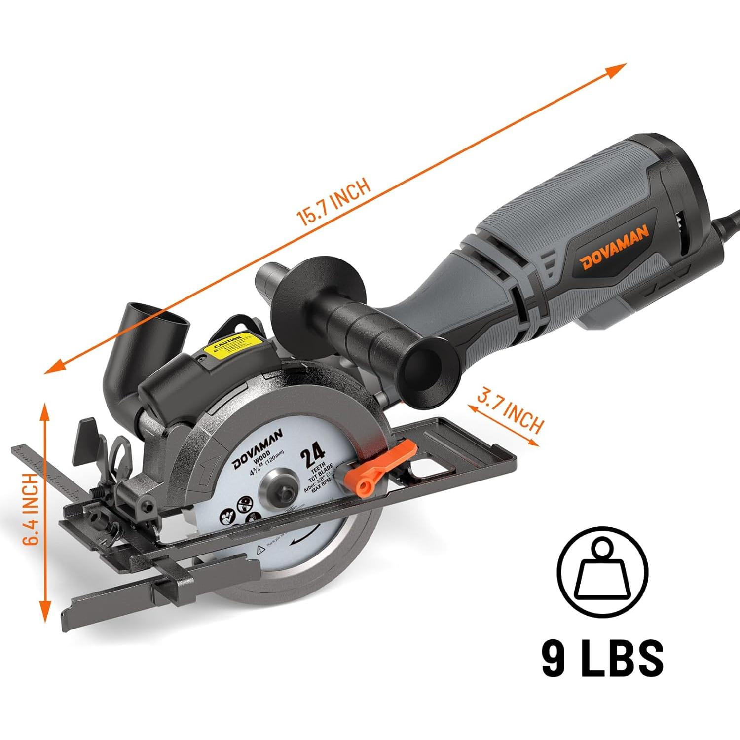 Sierra Circular DOVAMAN MCS01A 710W 6 Cuchillas Laser