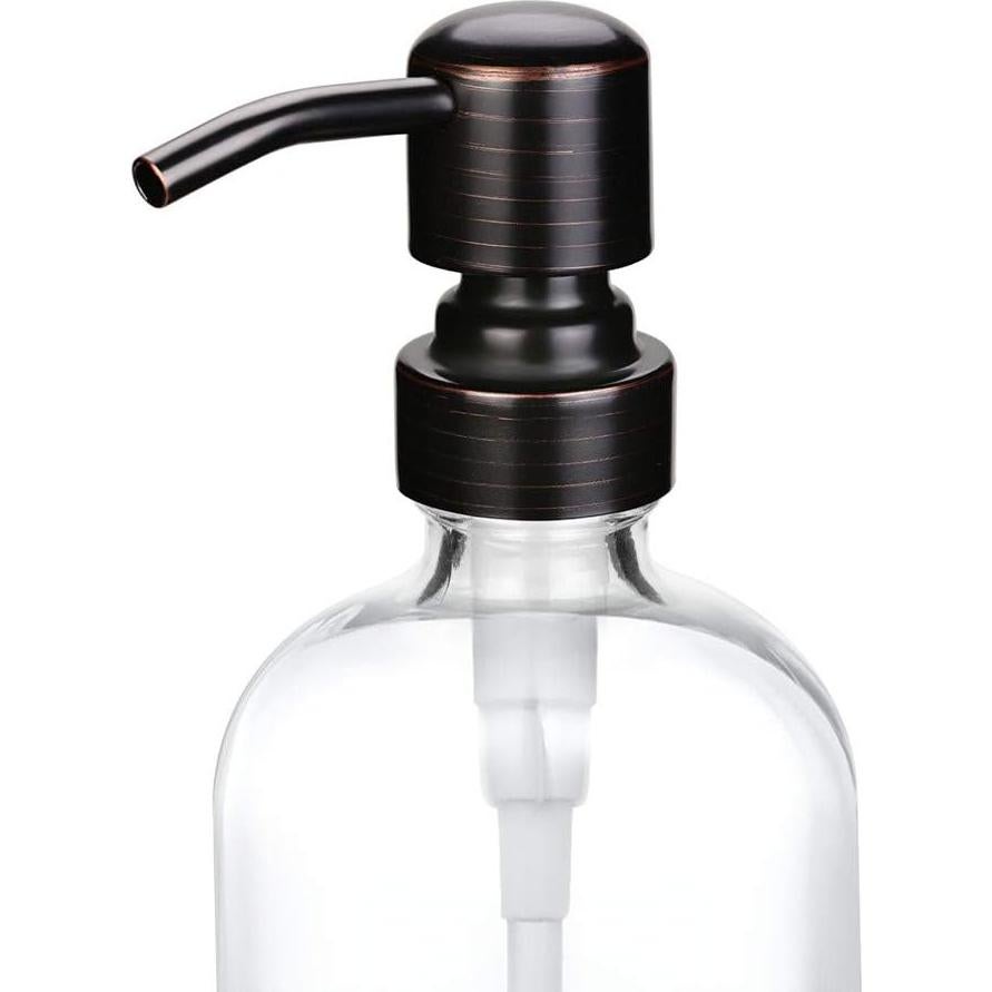 Dispensador de Jabón Líquido CHBJDAN 2 Botellas Vidrio 16 Oz