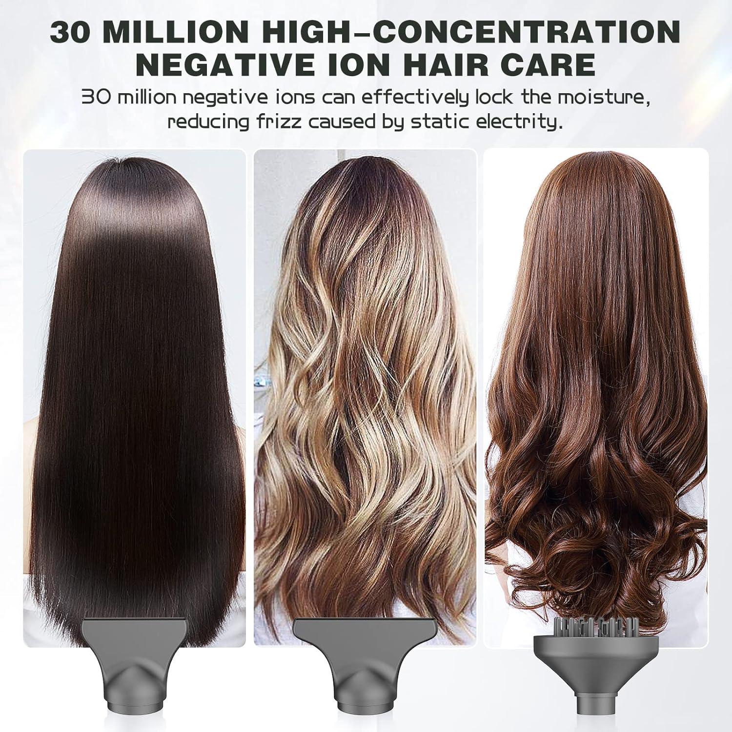 Secador de Pelo Slopehill 2000W Iónico Profesional Azul