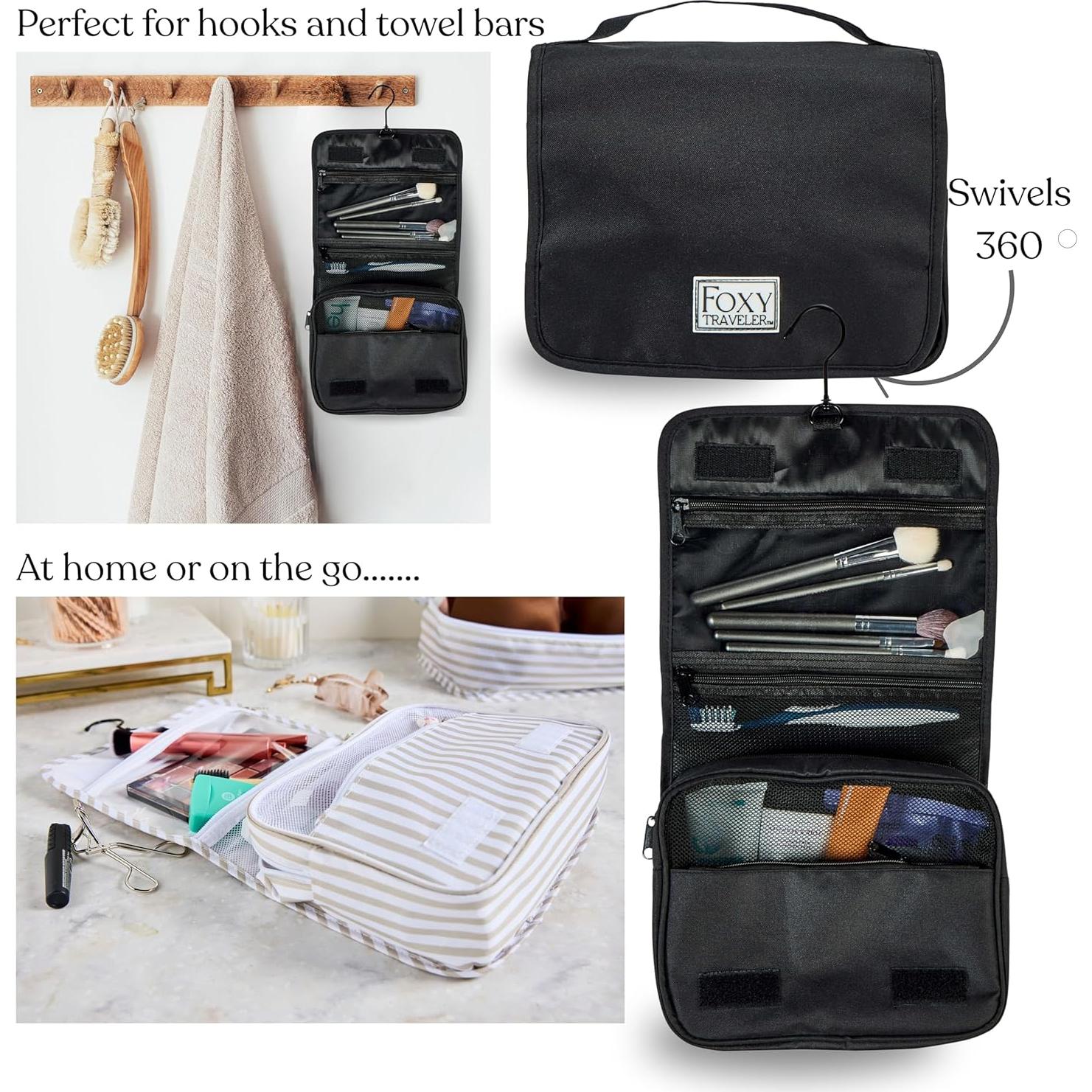 Set de 9 Cubos de Empaque Foxy Traveler - Organizador de Maletas Negro