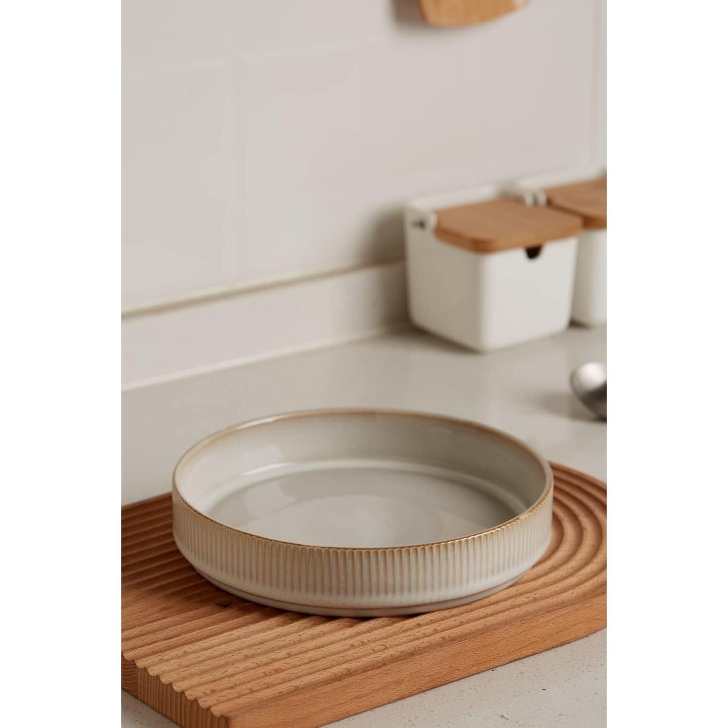 Juego de Cuencos de Pasta Famiware 4 Piezas 18.9 cm Cerámica