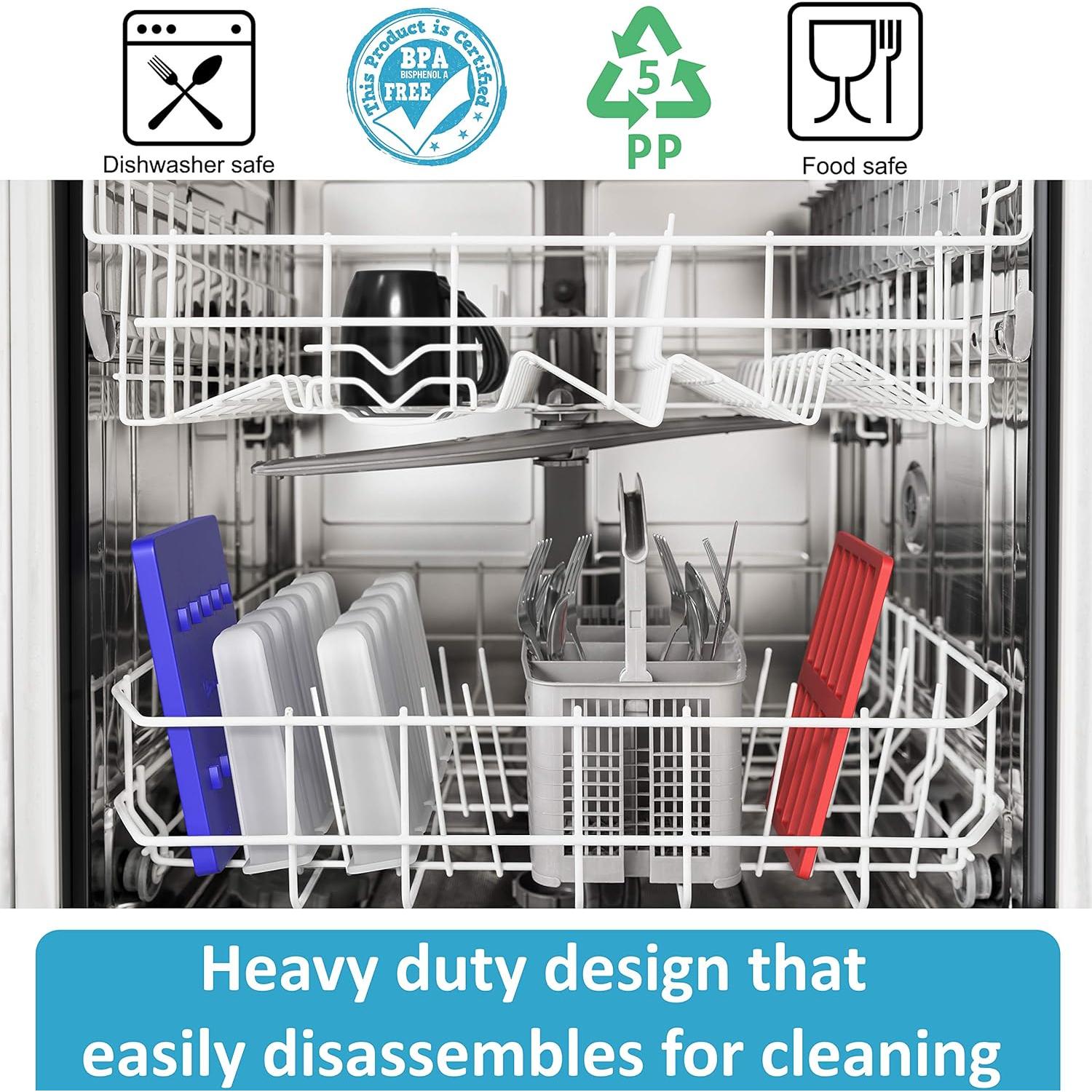 Molde para Paletas Congeladas Heezy - 10 Moldes 66.5 ml Azul