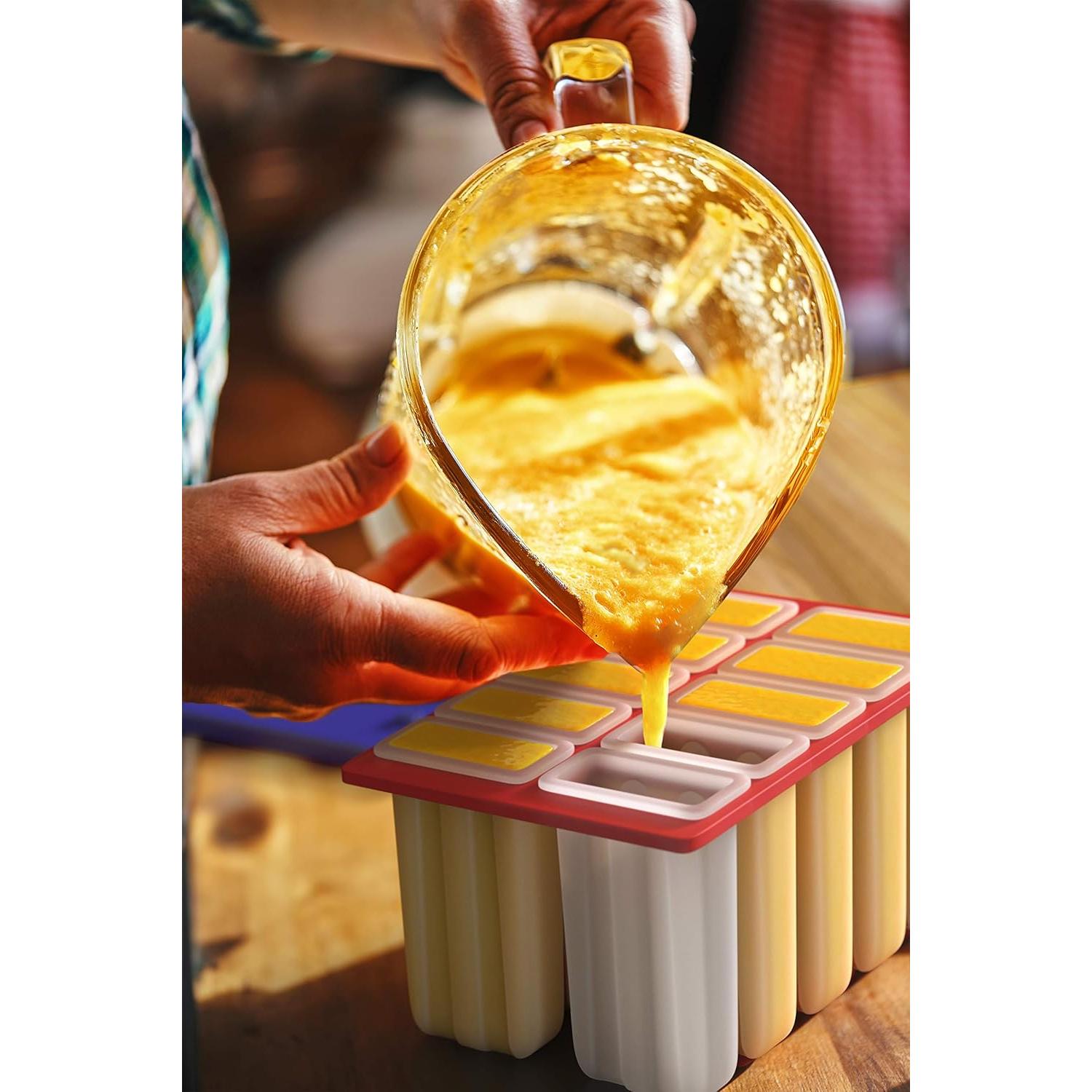 Molde para Paletas Congeladas Heezy - 10 Moldes 66.5 ml Azul