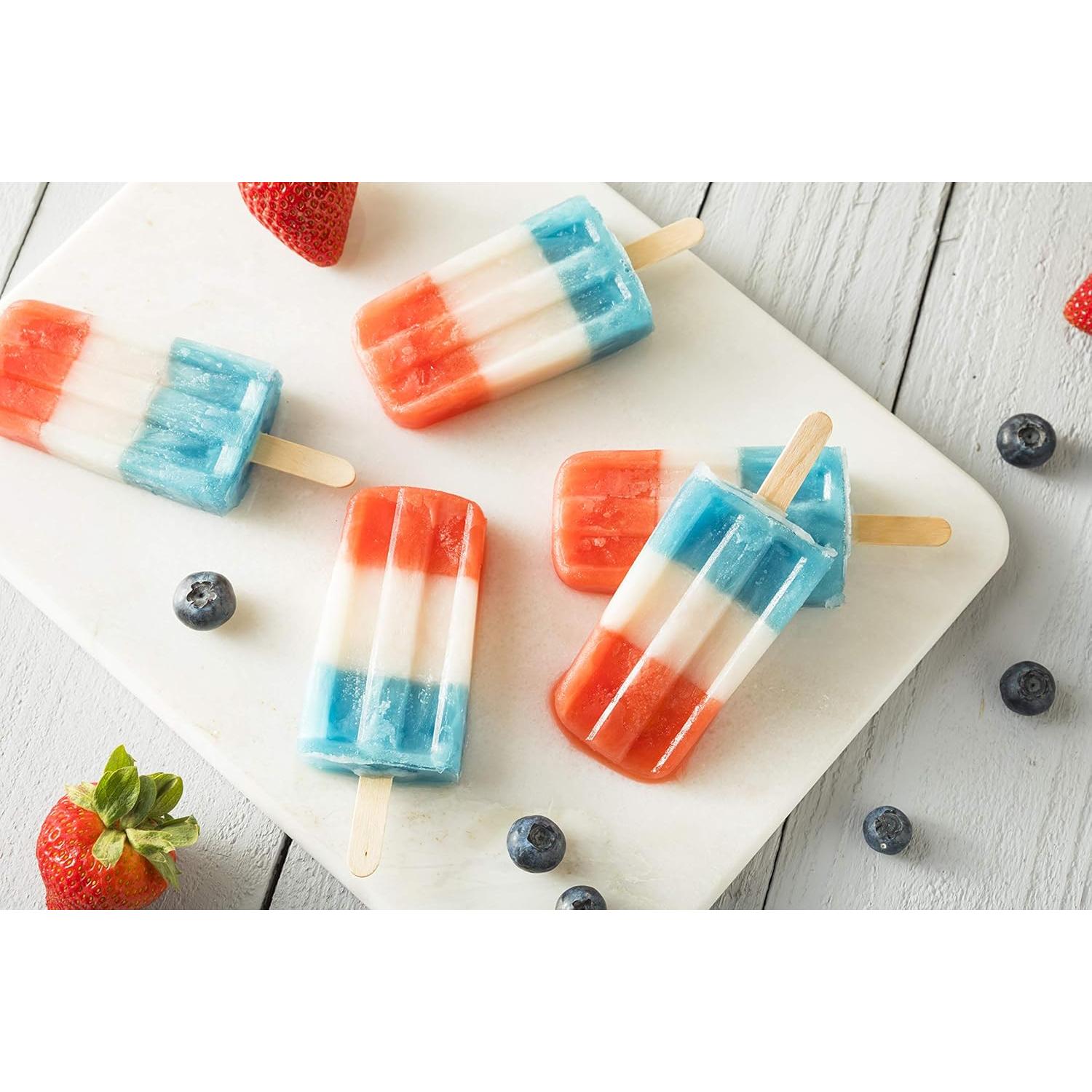 Molde para Paletas Congeladas Heezy - 10 Moldes 66.5 ml Azul