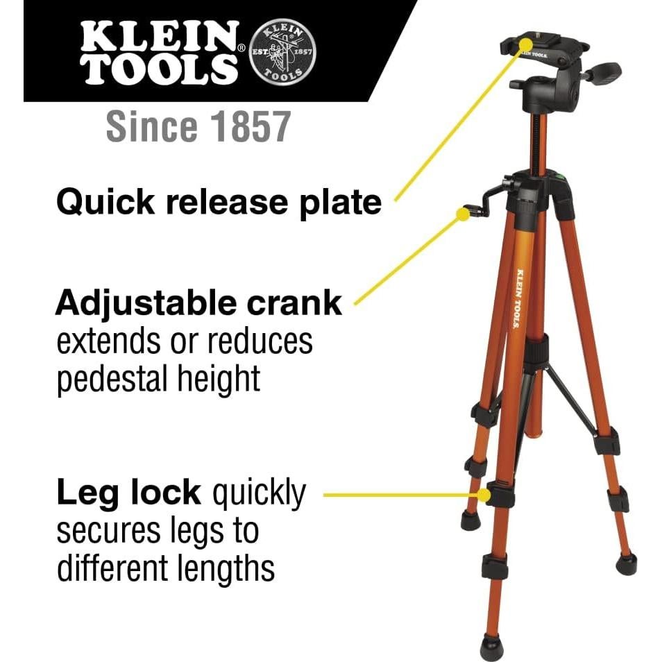 Trípode Klein Tools 69345 Aluminio Ligero Ajustable