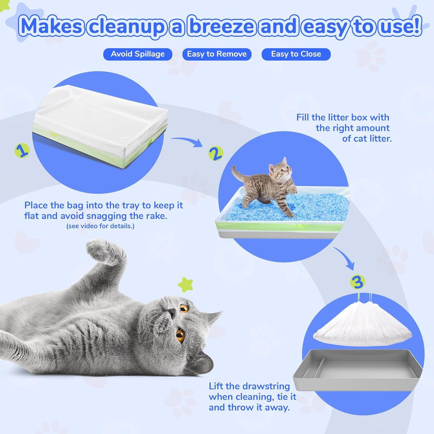 Forros de Arena PETOCAT 30 Bolsas Desechables Resistentes