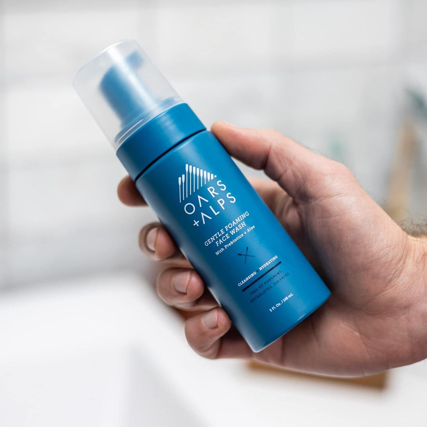 Limpiador Facial Espumoso Oars + Alps 148 ml Hidratante