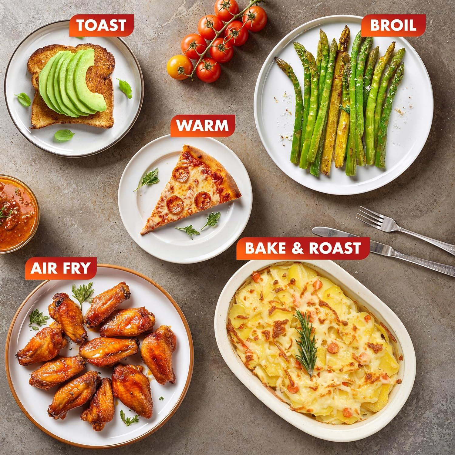 Horno de Convección Elite Gourmet ETO-4510M 45L Acero Inoxidable