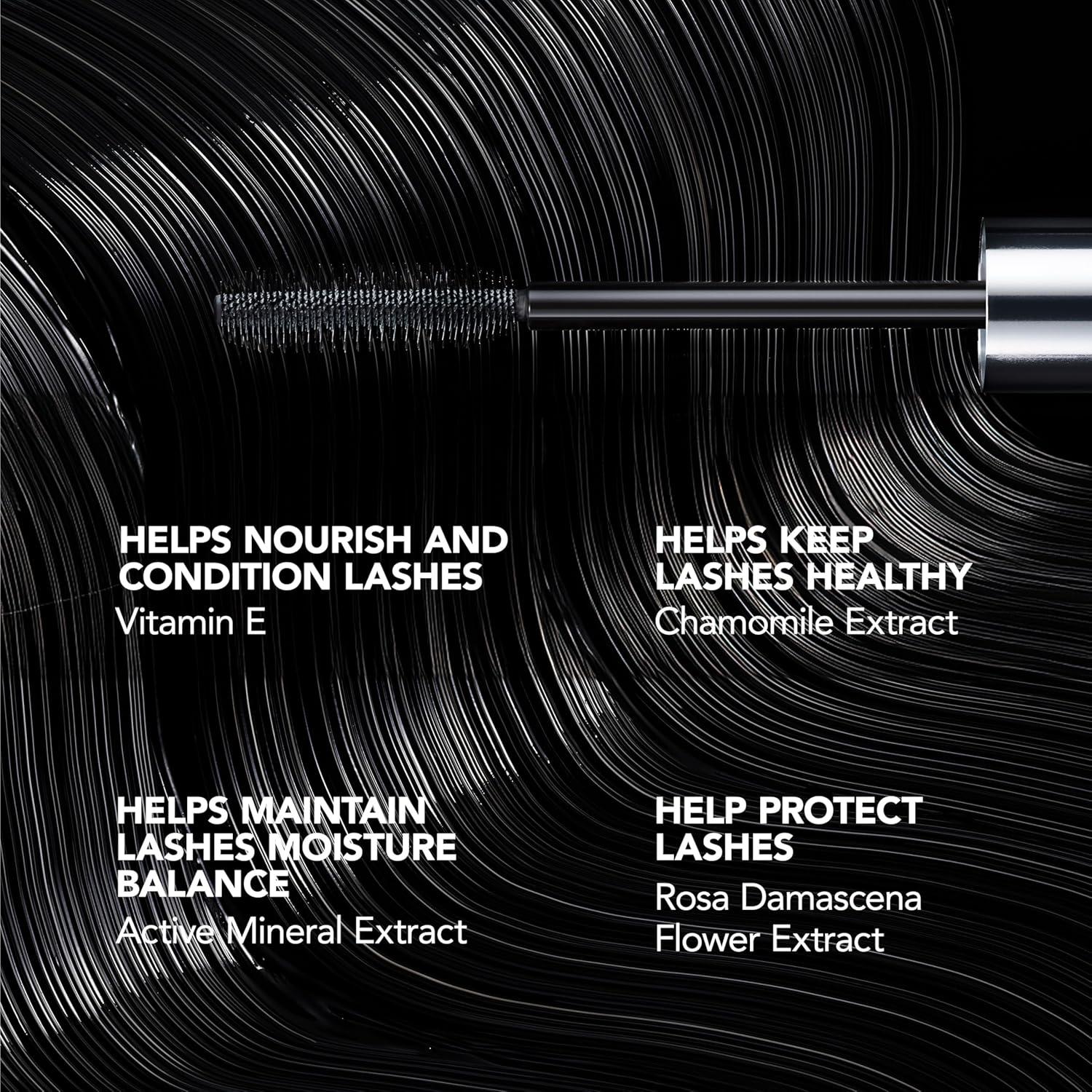 Máscara Voluminizadora BUXOM Lash Negra 10.5g - Alargadora