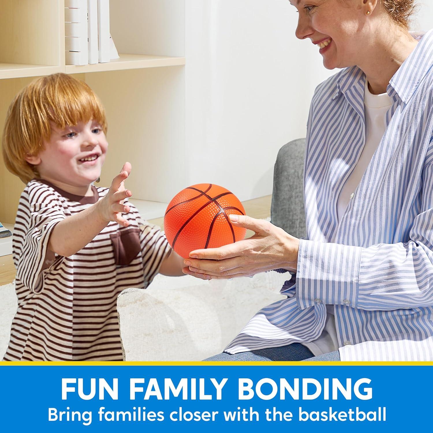 SYNCFUN Mini Balones de Baloncesto 12.7 cm 6 Colores