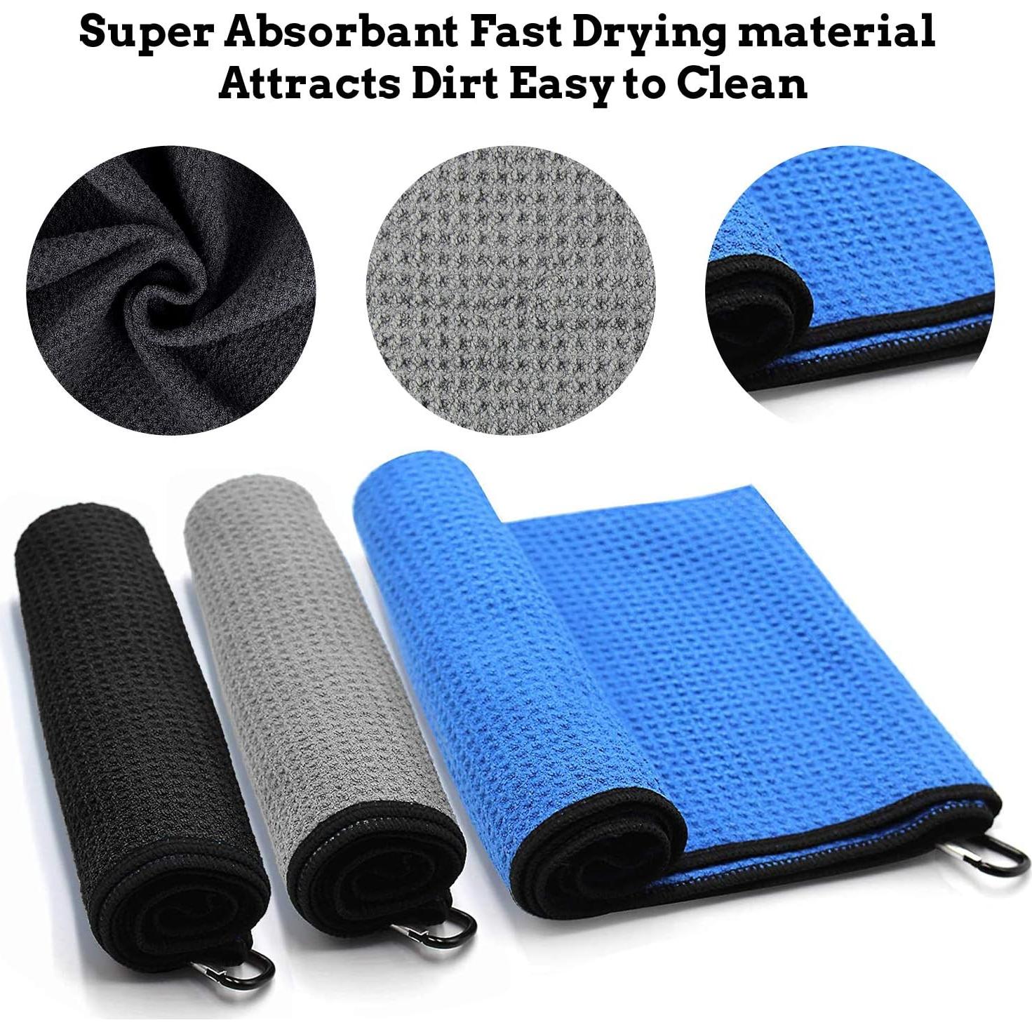 ToVii Toalla de Golf Microfibra 3 Piezas + Herramientas