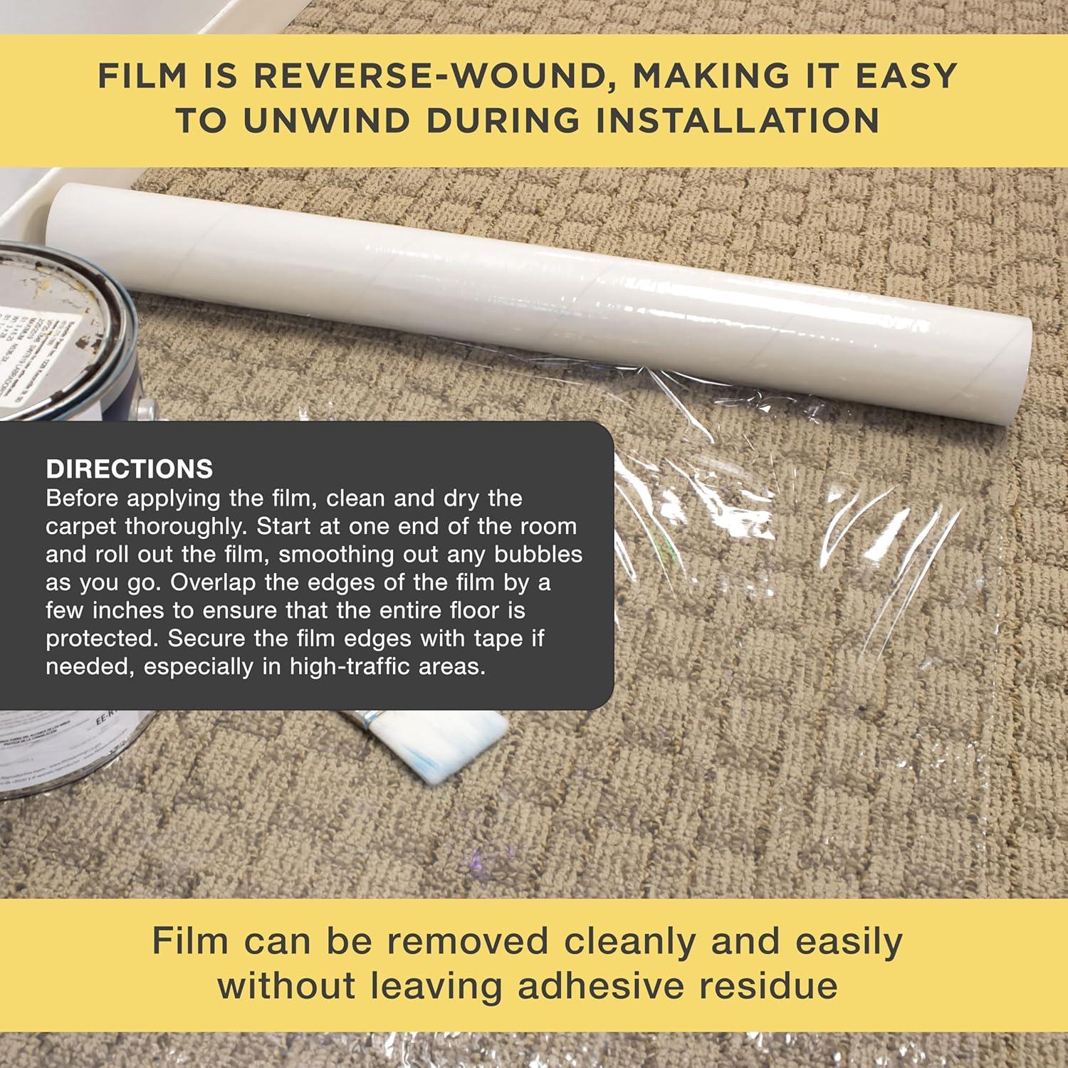 Película Protectora para Alfombra Dura-Gold 24x15m Transparente