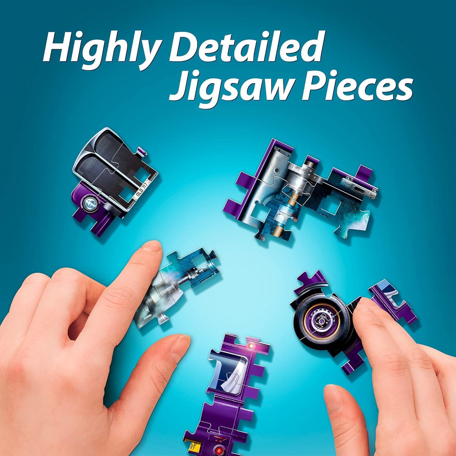 Wrebbit3D Harry Potter 3D Puzzle Model of The Knight Bus | 280 Jigsaw Puzzle Pieces | Build and Journey Through The Wizarding World