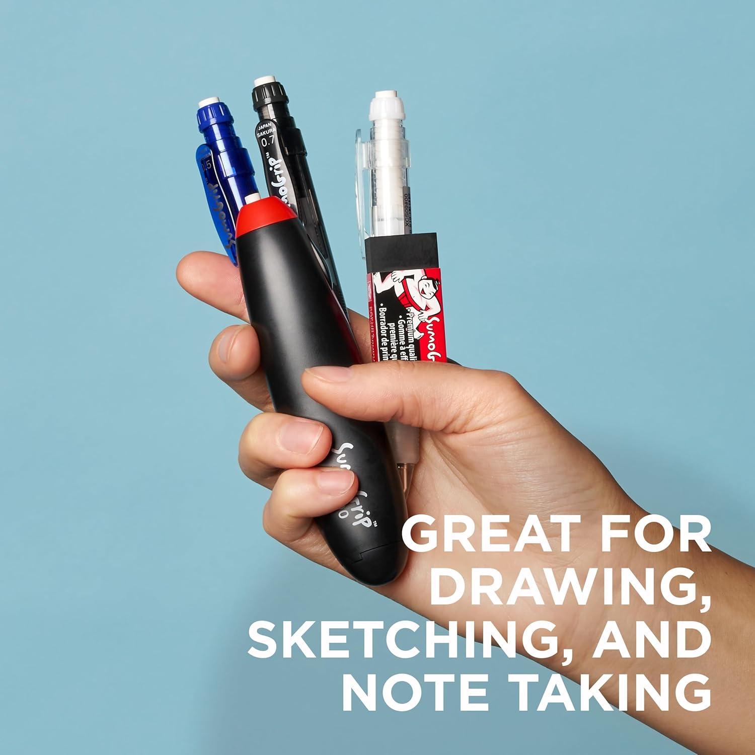 Lápiz SumoGrip SAKURA 0.9 mm ergonómico transparente