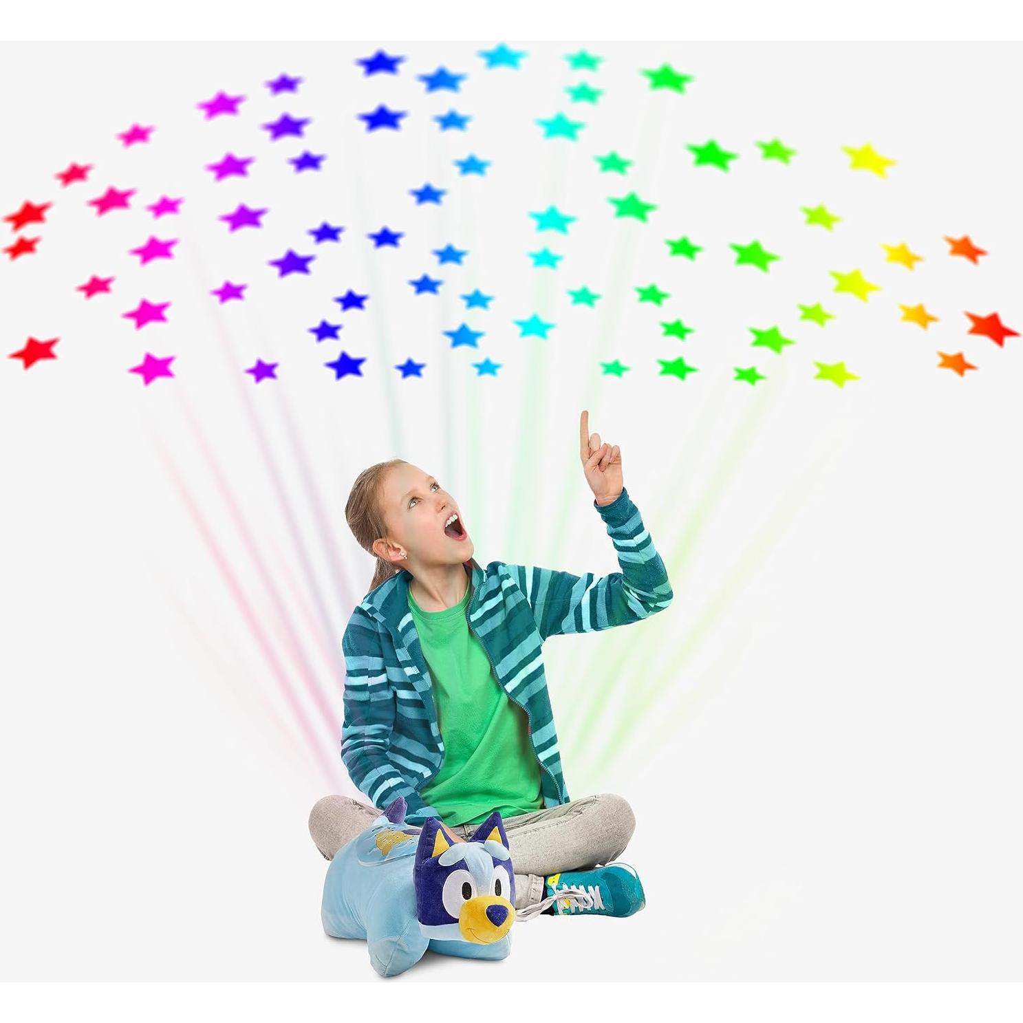 Luz de Sueño Pillow Pets Bluey 27,94 cm Proyector Estrellas