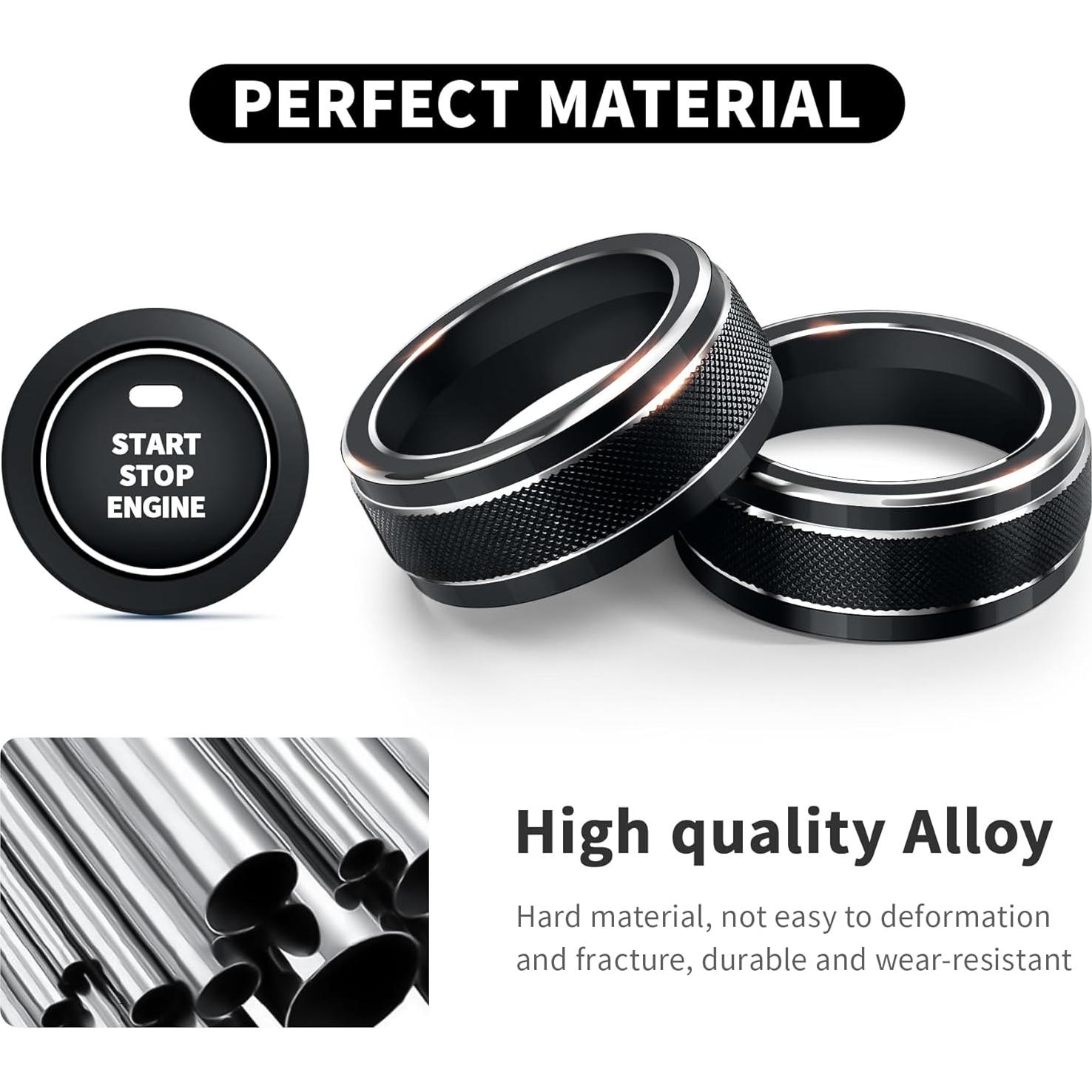 Accesorios Toyota RAV4 2025-2019 - Cubiertas de Perilla 4pcs