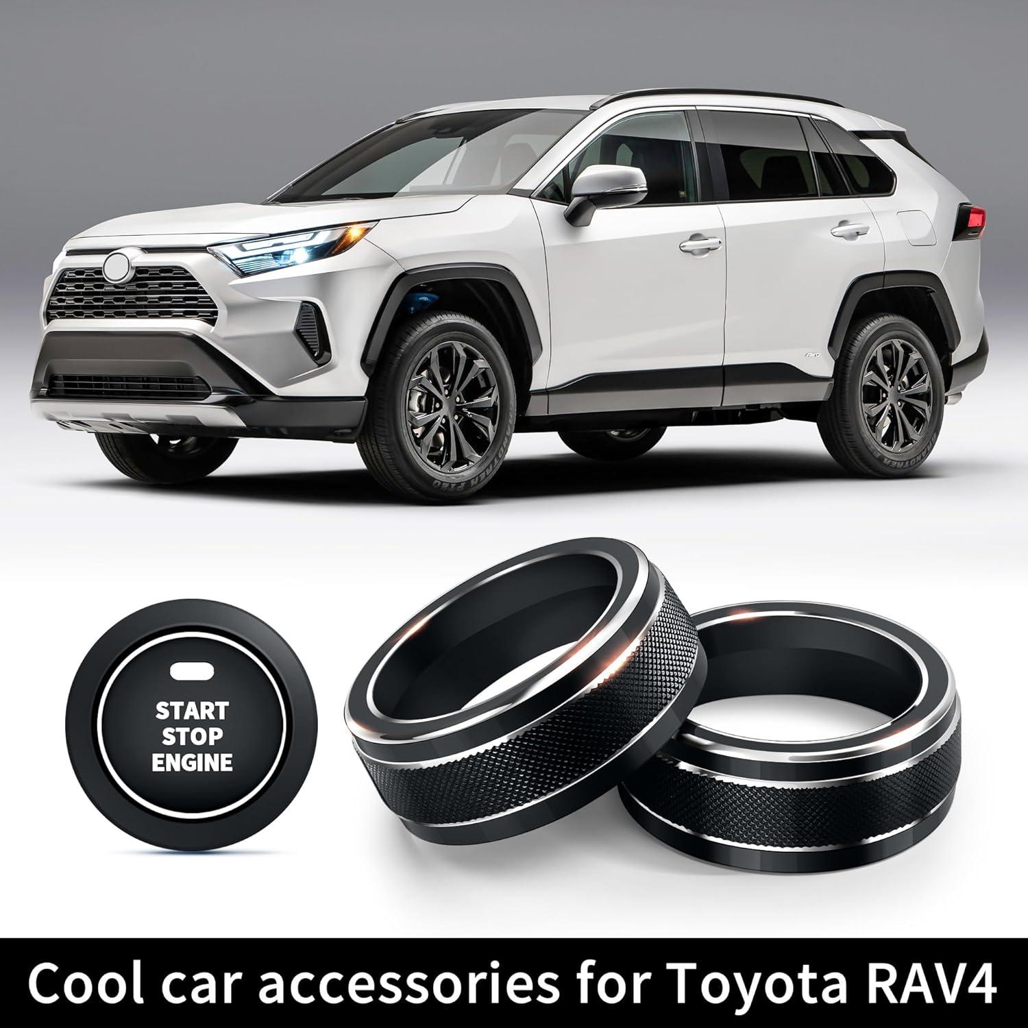 Accesorios Toyota RAV4 2025-2019 - Cubiertas de Perilla 4pcs