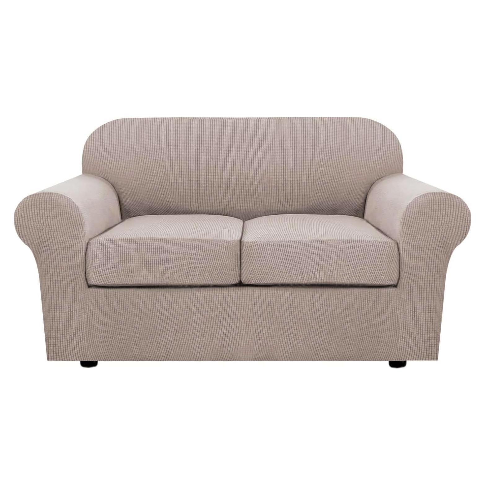 Funda de Sofá H.VERSAILTEX 3 Piezas Ajuste Stretch Arena