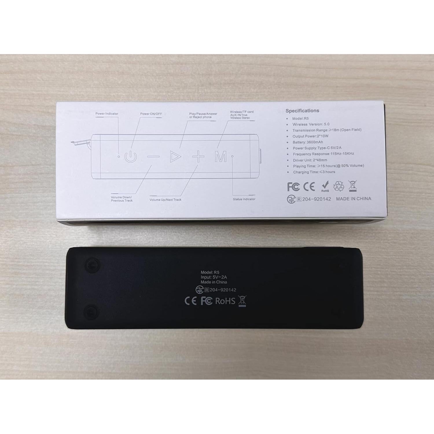 Altavoz Bluetooth Raymate R5 20W Impermeable IPX7 Portátil