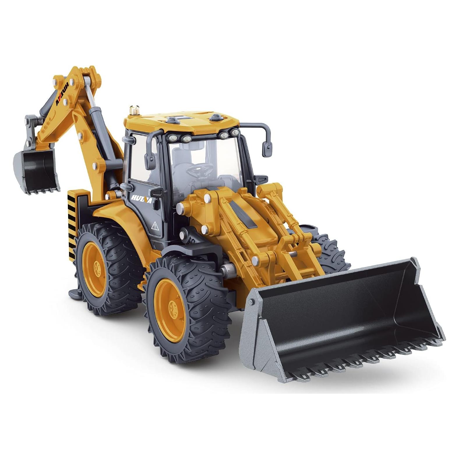 Excavadora de metal Dollox 1:50 Cargador Frontal Juguete