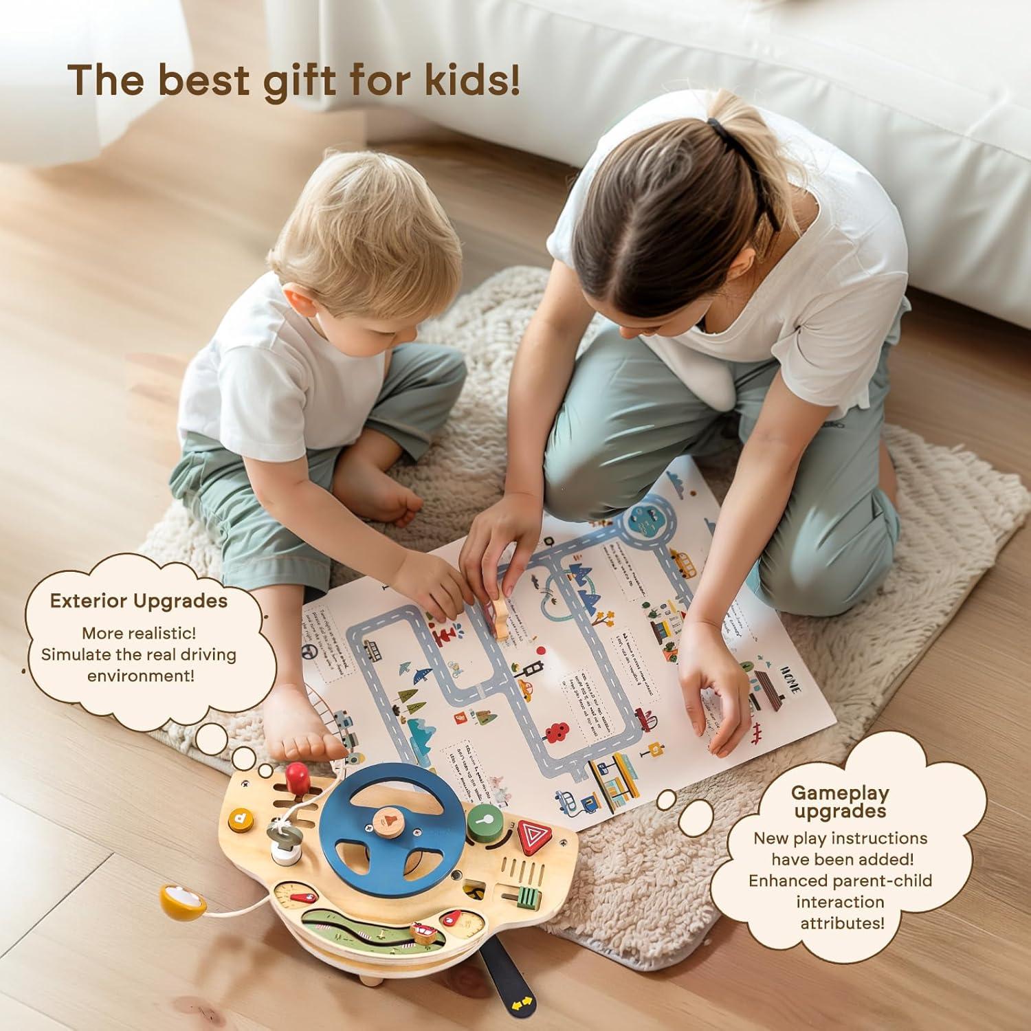 Juguete Montessori Mamimami Home Volante de Madera 0-3 Años