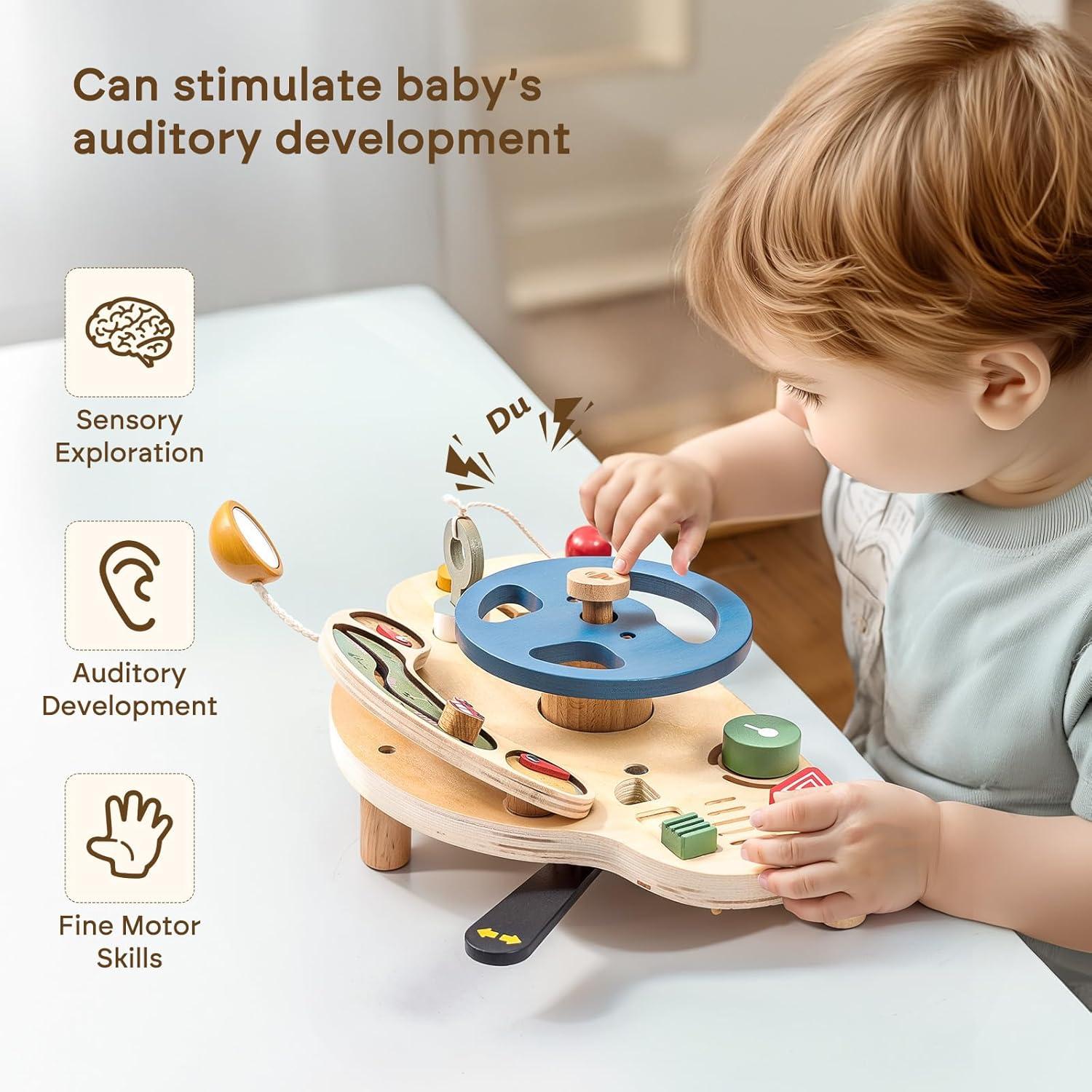 Juguete Montessori Mamimami Home Volante de Madera 0-3 Años