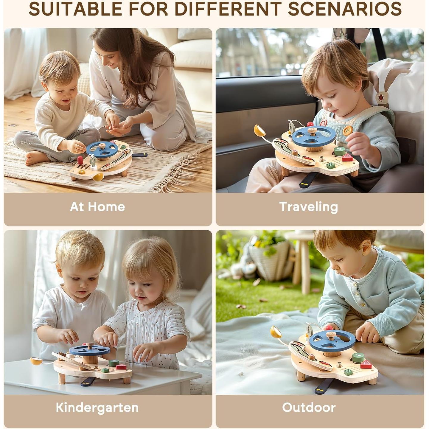 Juguete Montessori Mamimami Home Volante de Madera 0-3 Años