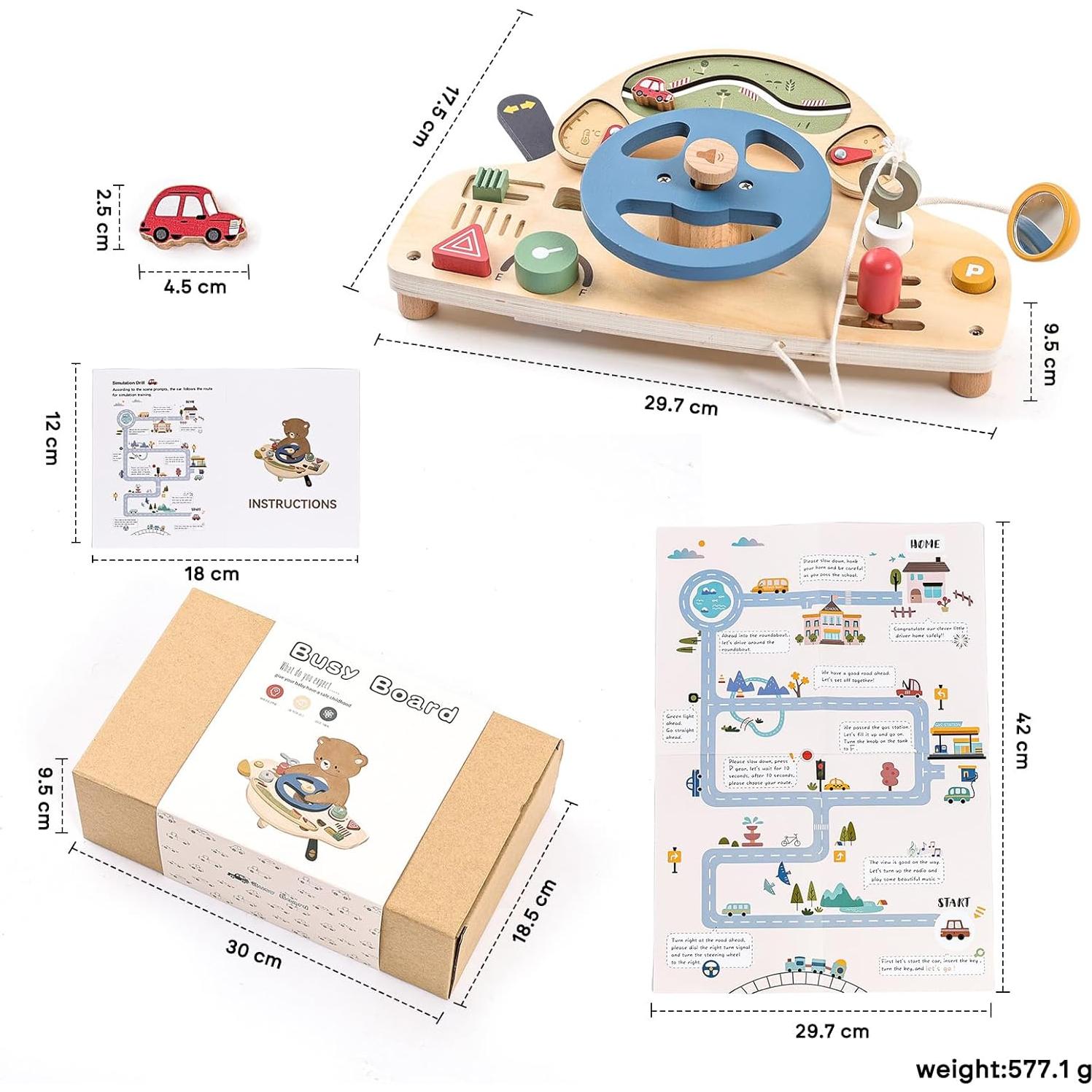 Juguete Montessori Mamimami Home Volante de Madera 0-3 Años