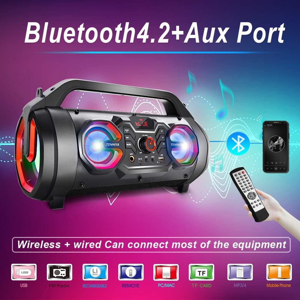 Altavoz Bluetooth TENMIYA A66 30W Portátil con Subwoofer
