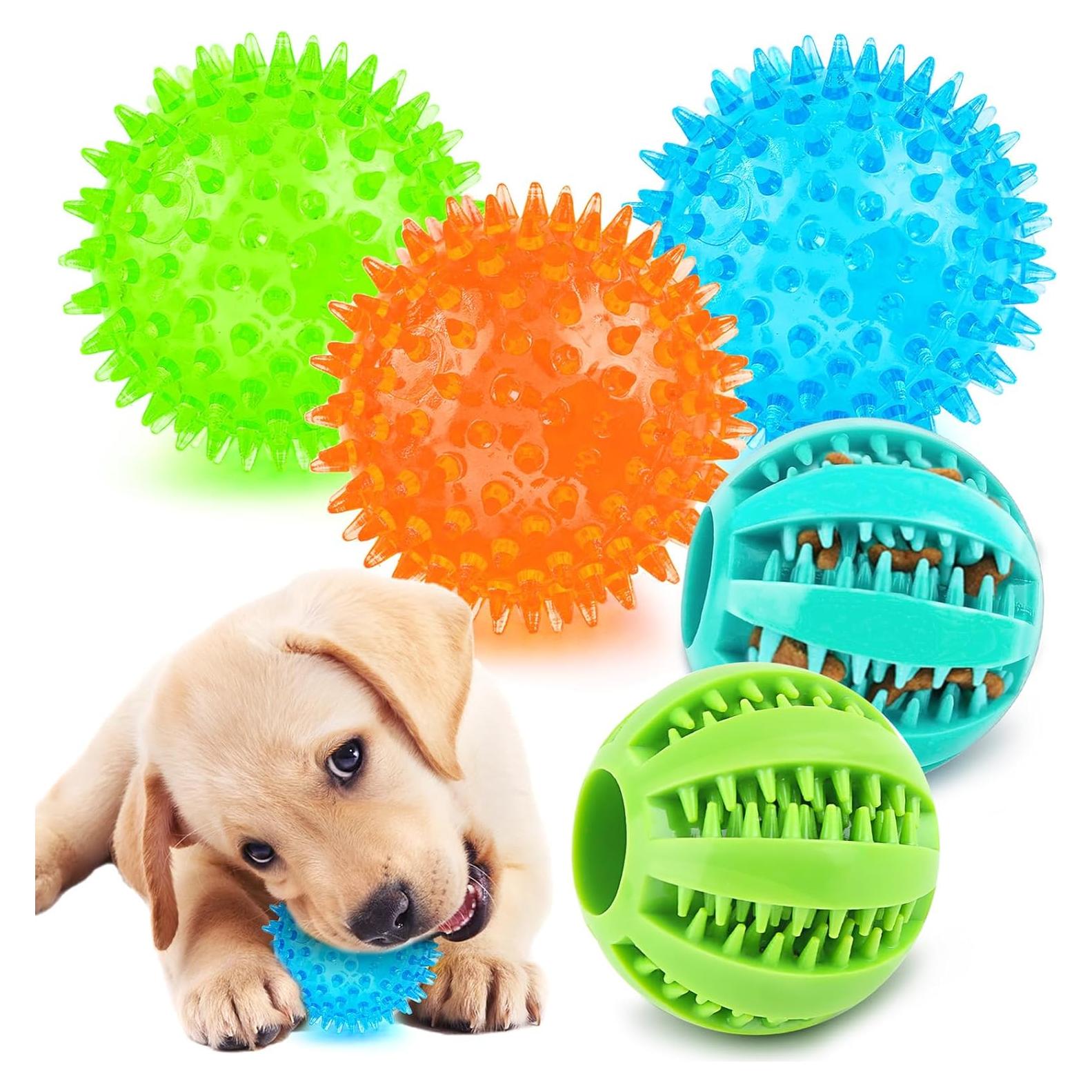Pelotas Interactivas para Perros PUPTILY 5 Pcs 6.35 cm