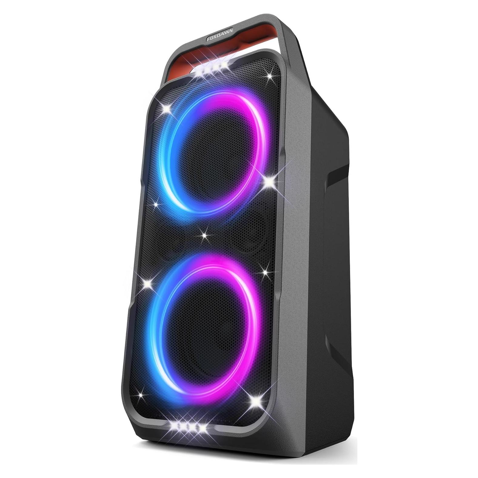 Altavoz Bluetooth Foxdawn PT300 240W con Luces LED