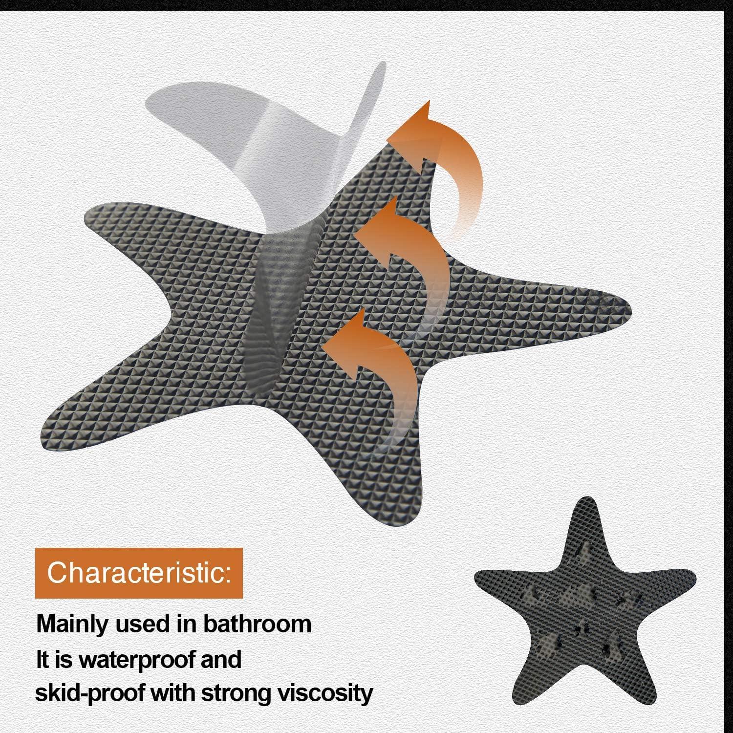 Pegatinas Antideslizantes Secopad para Ducha 24 Piezas Negras