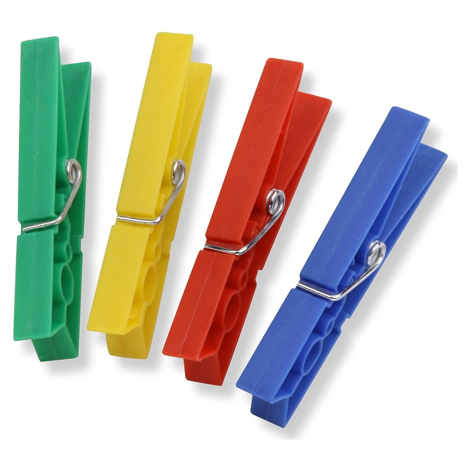 Pinzas de Ropa Coloridas Honey-Can-Do 100 Piezas 0.91 kg