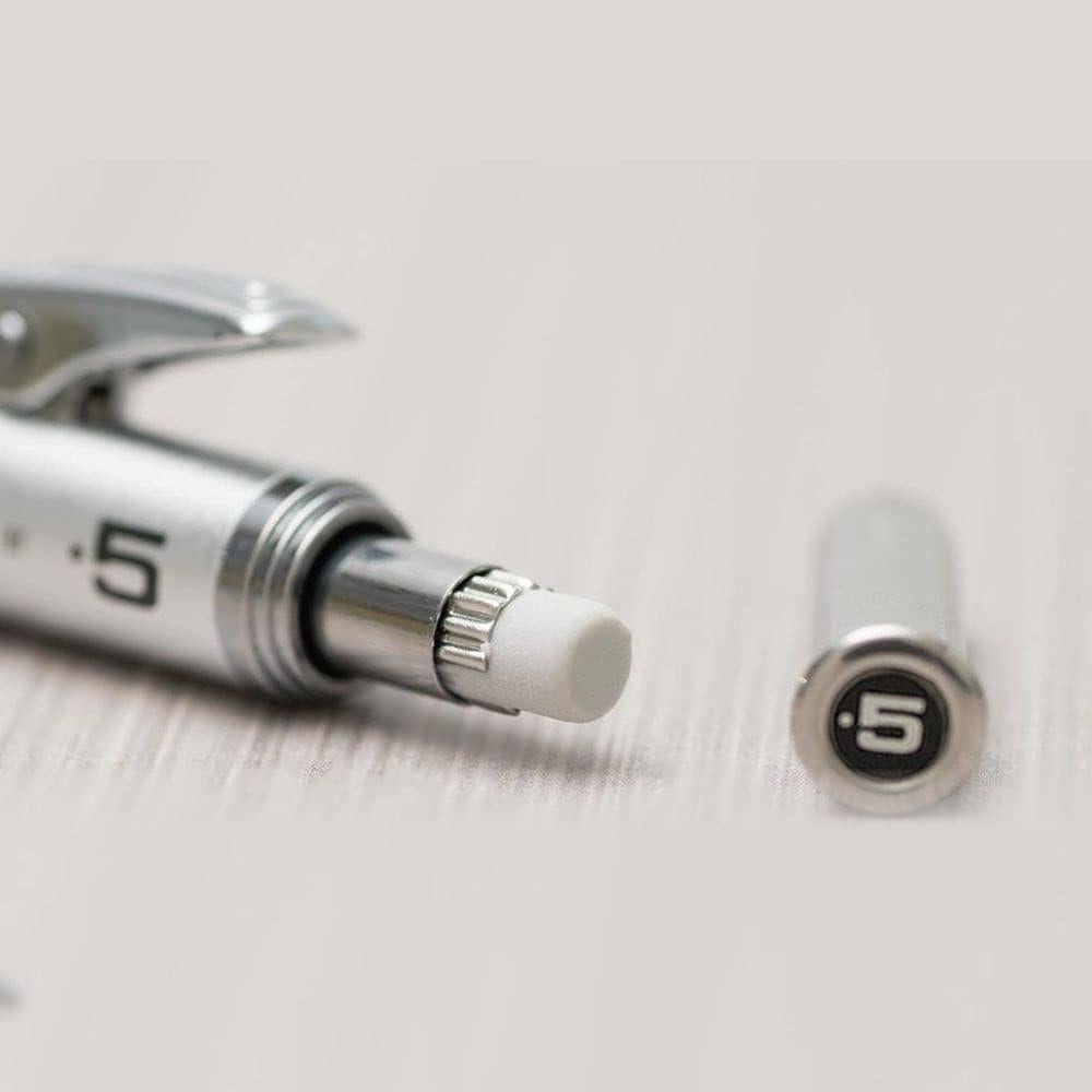 Lápiz Mecánico Pentel Graph Gear 1000 0.5mm Plata