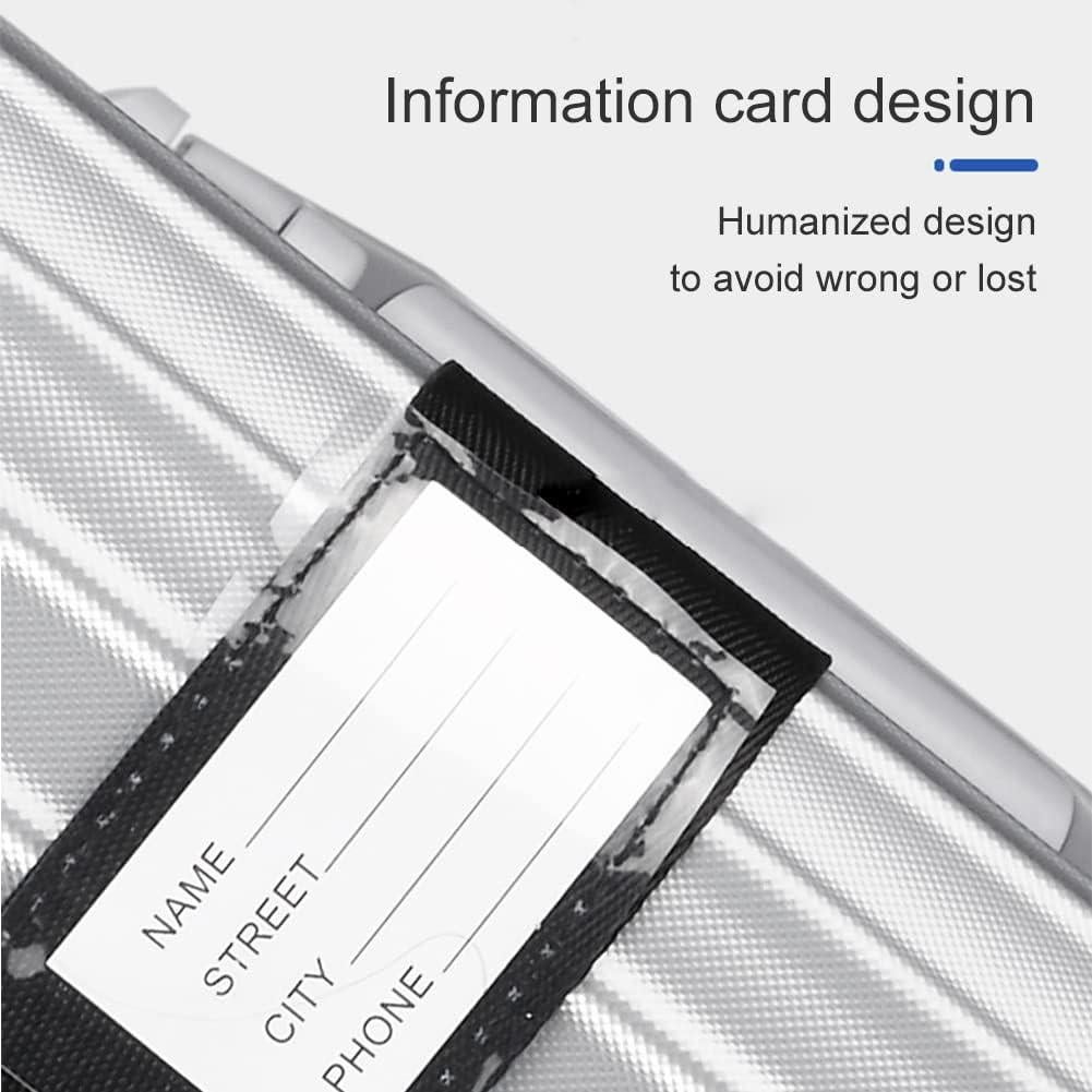 Correas de Equipaje Cruzadas Veki con Cerradura TSA 1pieza Negro