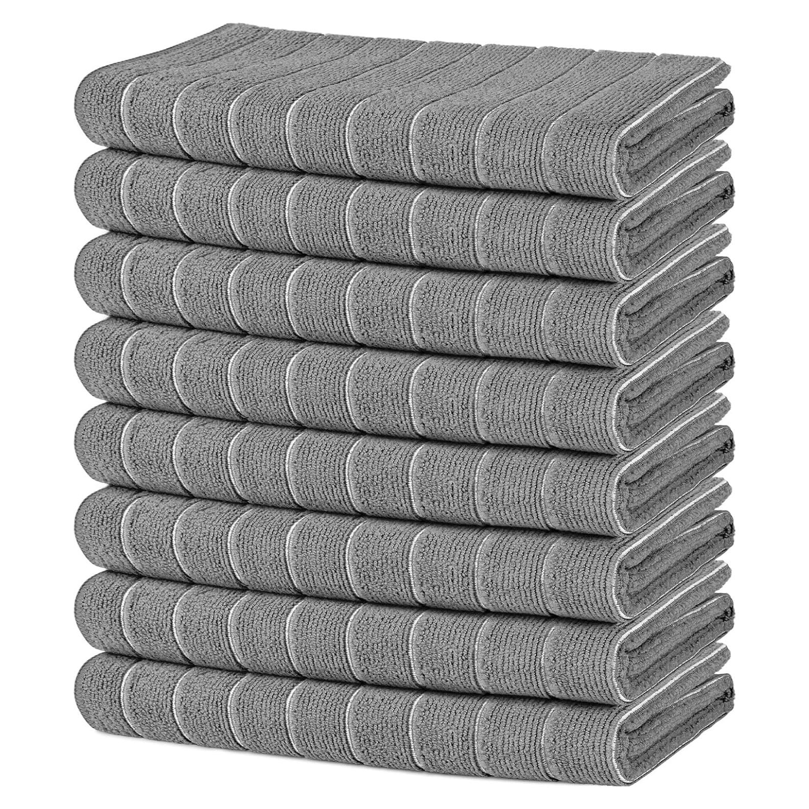 Toallas de Microfibra AIDEA 8 Pack 63.5x38.1 cm Gris