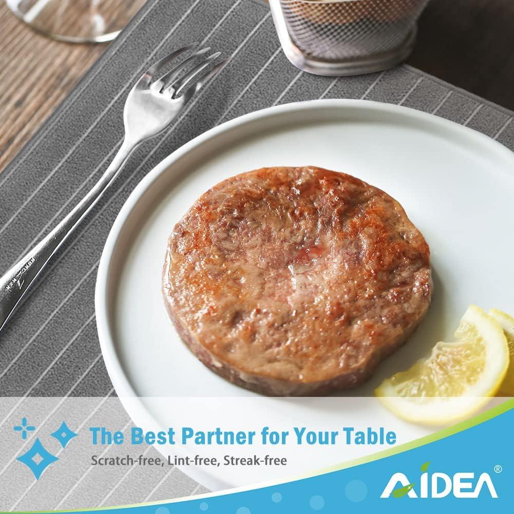 Toallas de Microfibra AIDEA 8 Pack 63.5x38.1 cm Gris