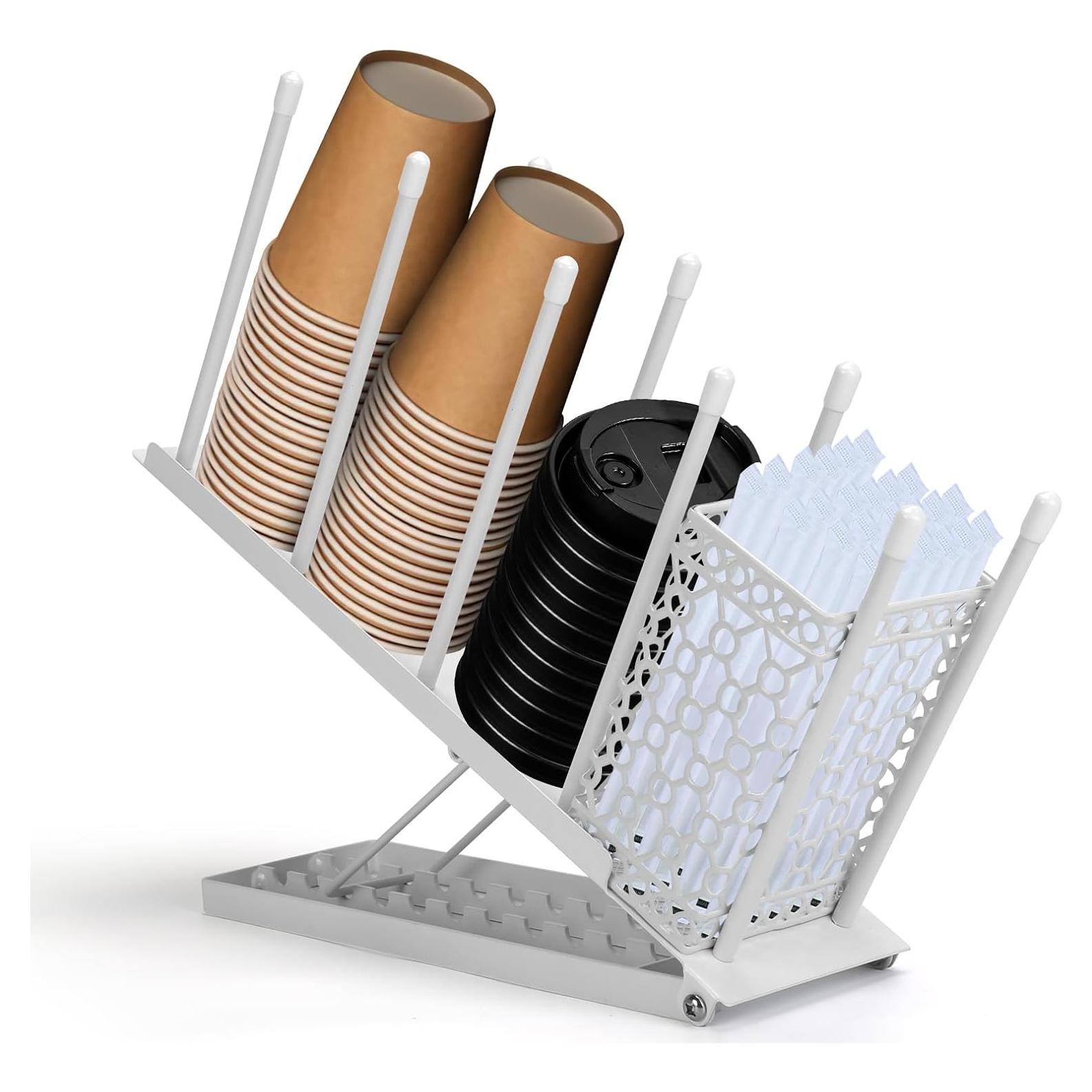 Soporte para Tazas de Café SANWICH Ajustable 4 Compartimentos