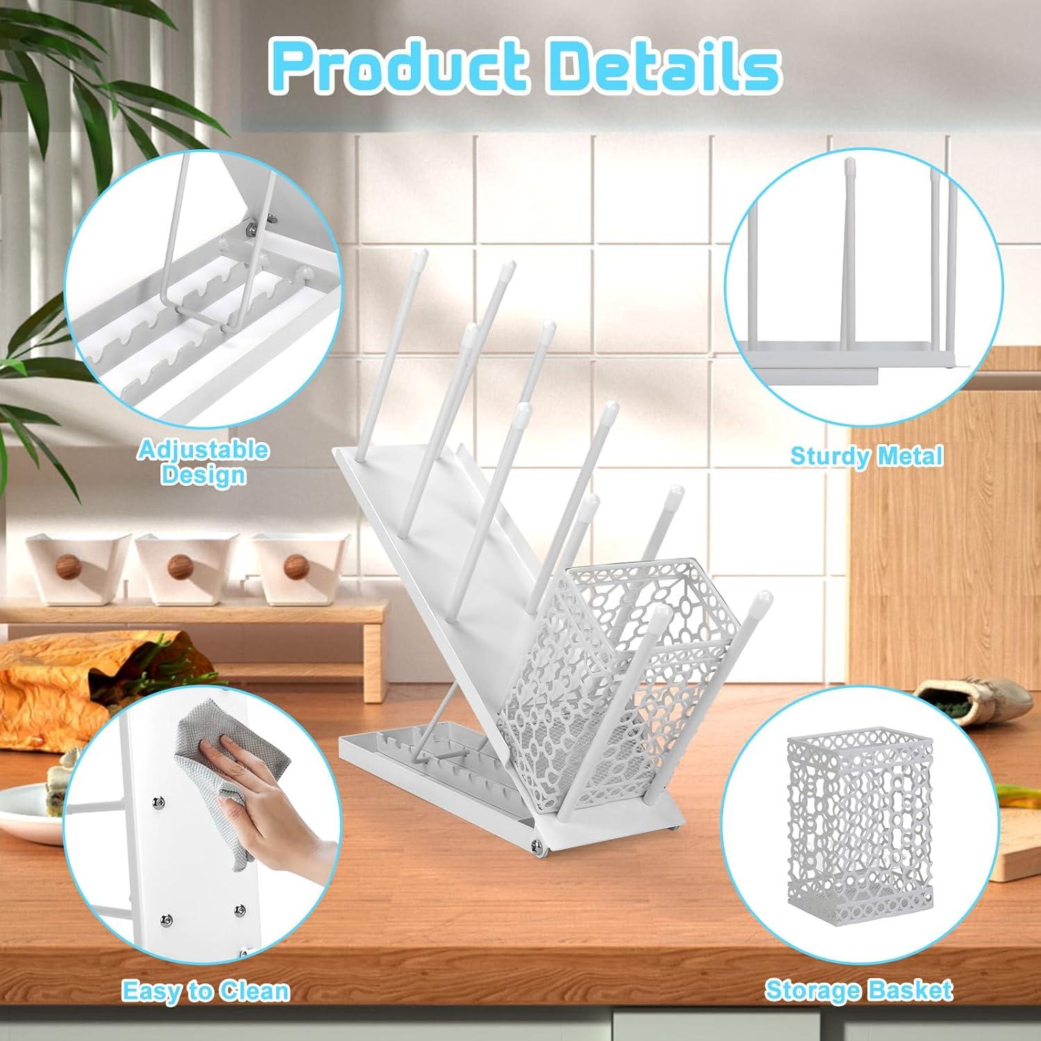 Soporte para Tazas de Café SANWICH Ajustable 4 Compartimentos