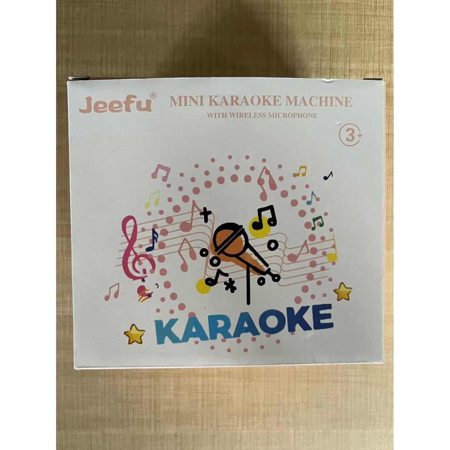 Máquina de Karaoke Rosa 2 Mic para Niños 3 a 12 Años