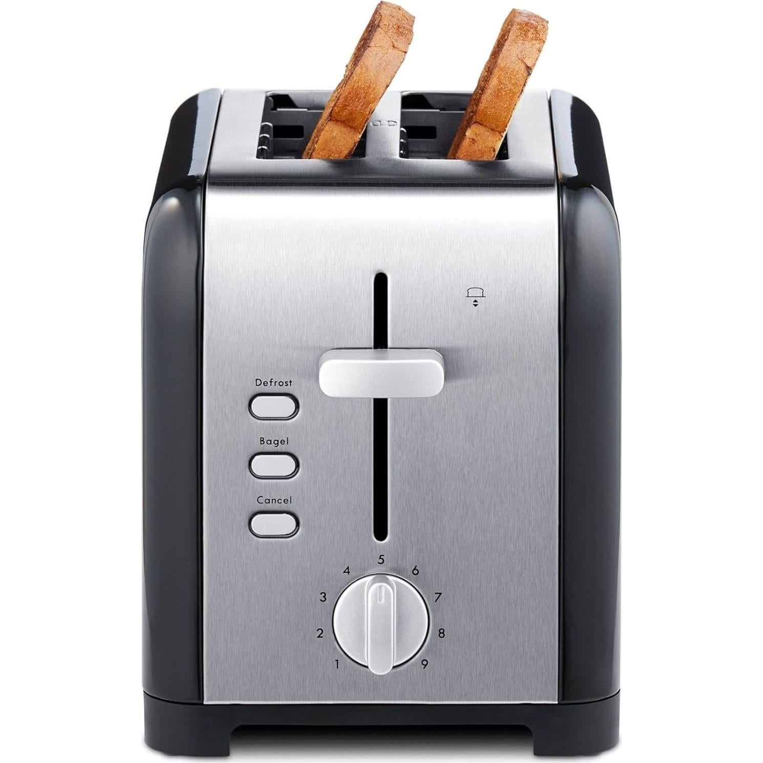 Tostadora Kenmore 40600 2 Rebanadas Negra con 9 Configuraciones