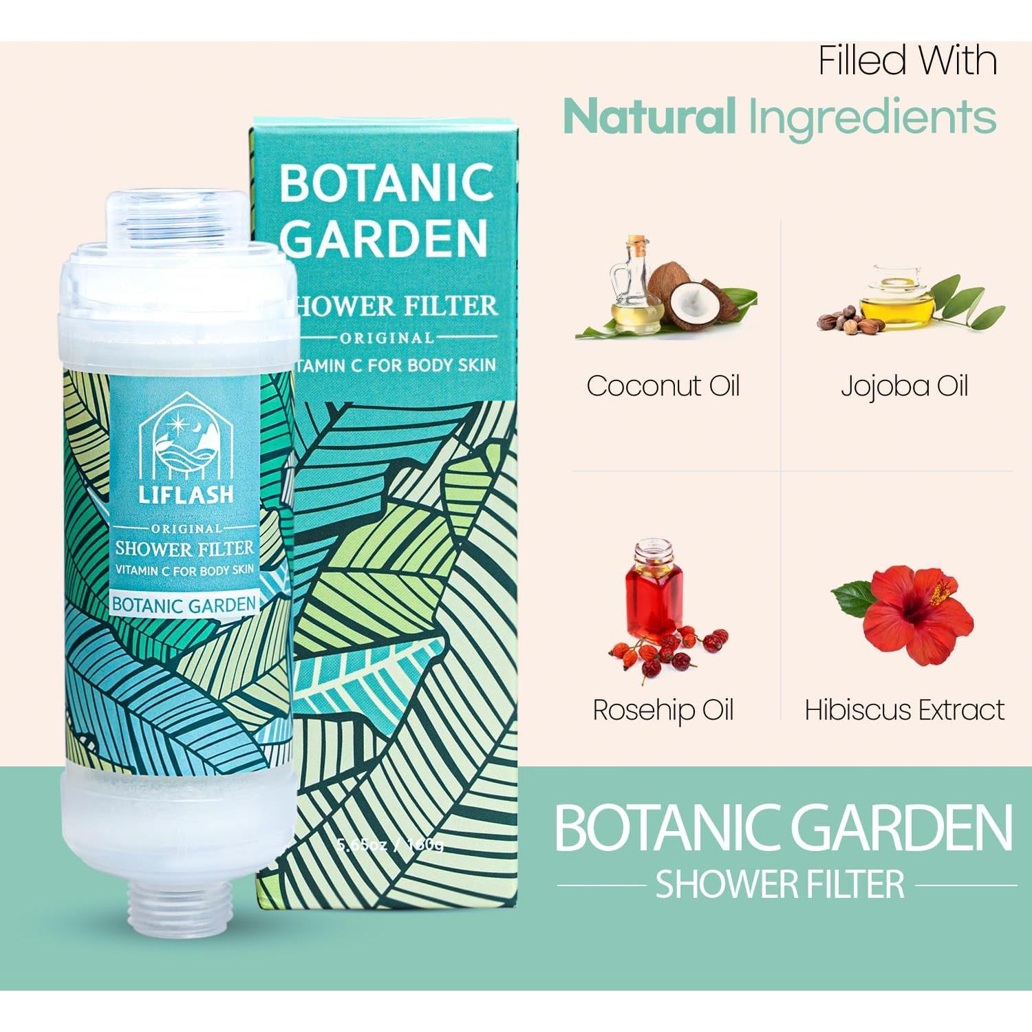Filtro de Ducha de Vitamina C LIFLASH Jardín Botánico 170g