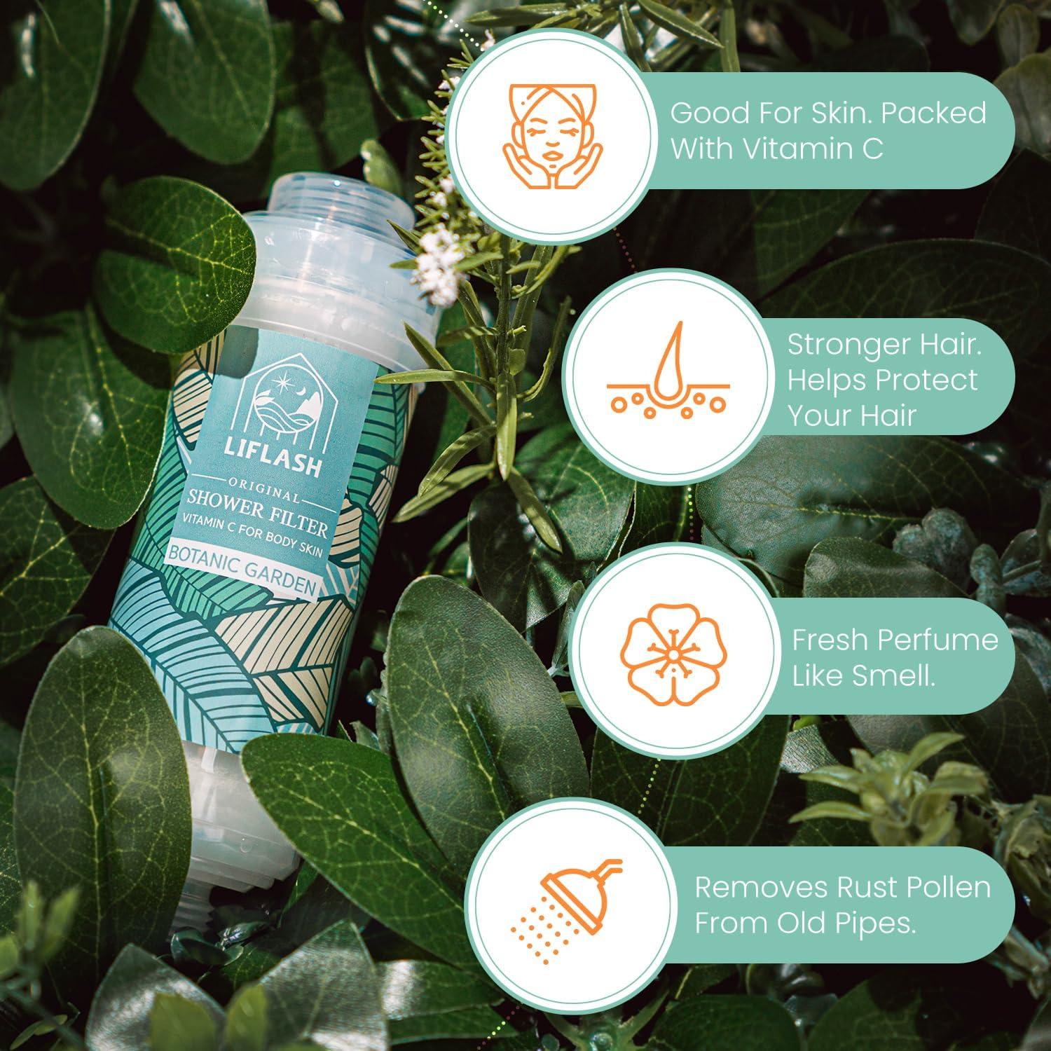 Filtro de Ducha de Vitamina C LIFLASH Jardín Botánico 170g