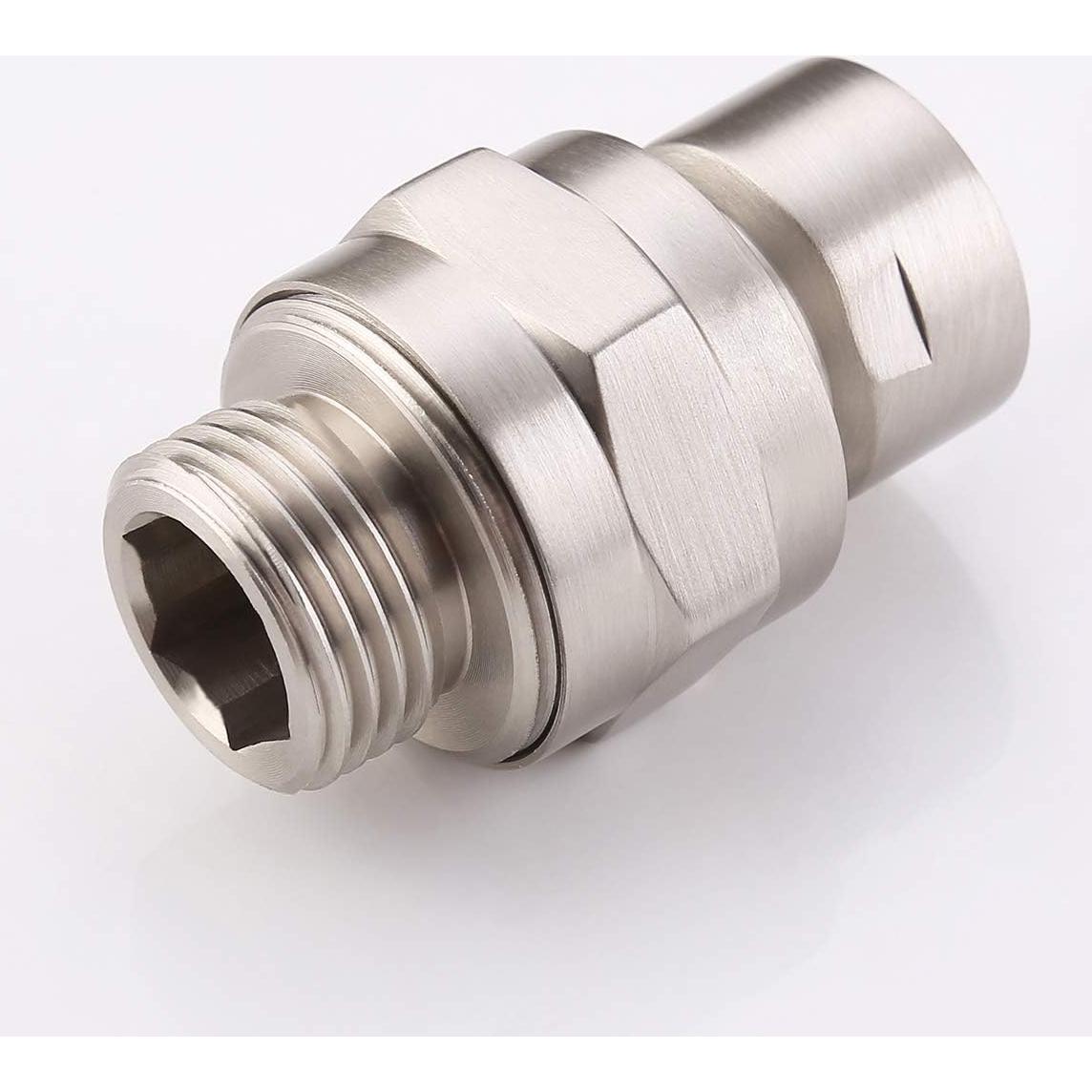 Adaptador de Cabezal de Ducha KES con Junta Esférica, Niquelado