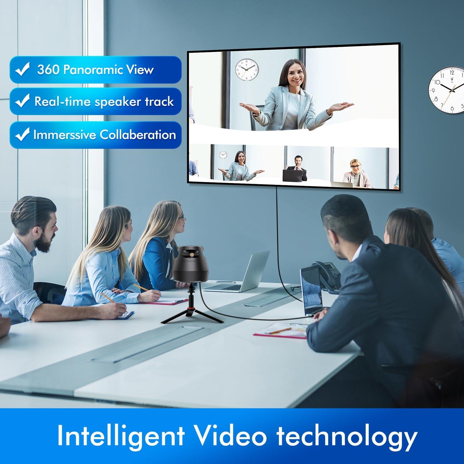 Cámara de Conferencia 360° 1080P LM-10B para Sala Mediana
