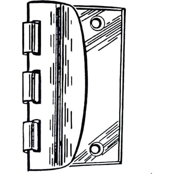 Cerradura de Puerta Flip QCAA Reversible Seguridad Infantil 2 Pzas