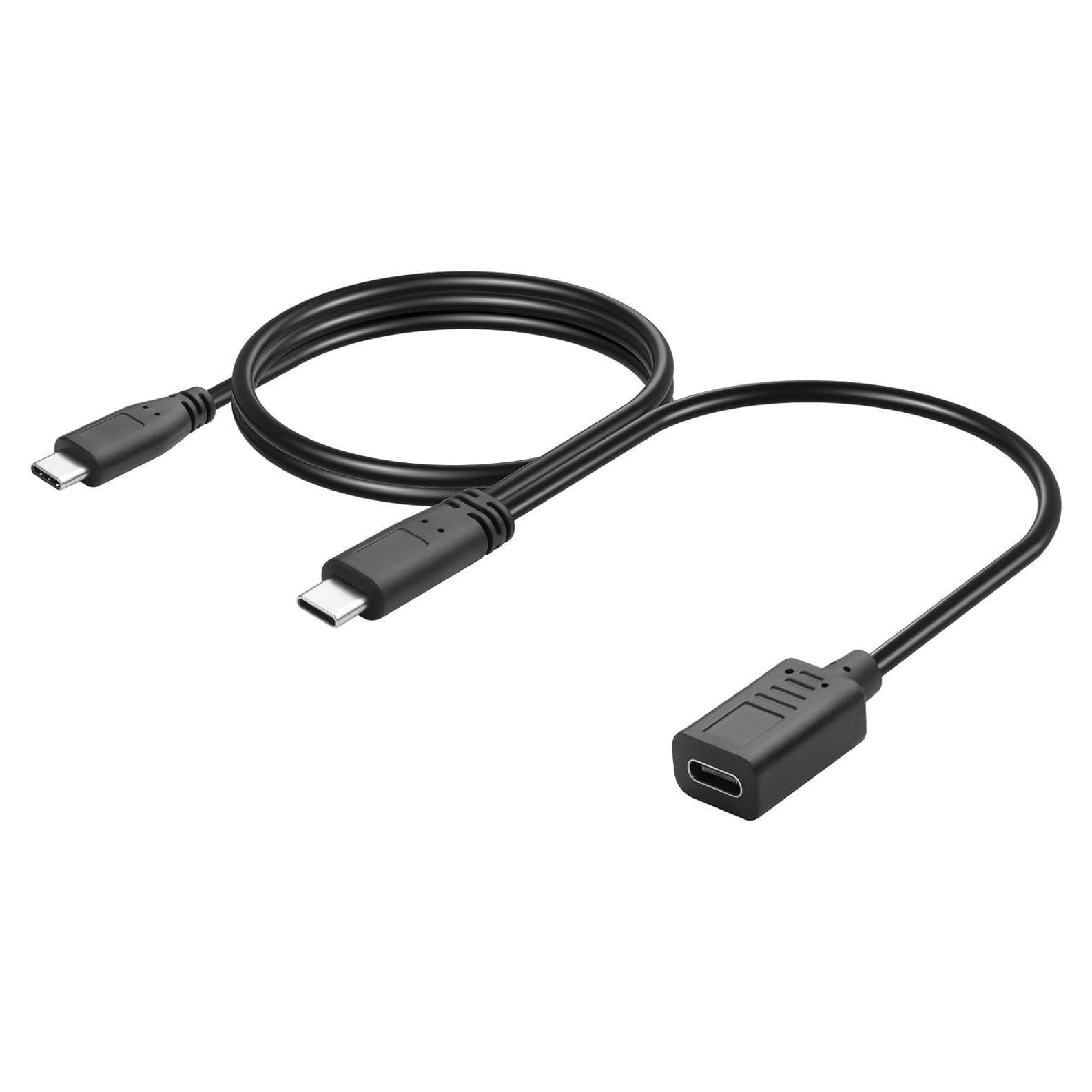 Cable Adaptador USB C 2 en 1 con Tarjeta de Sonido 1m