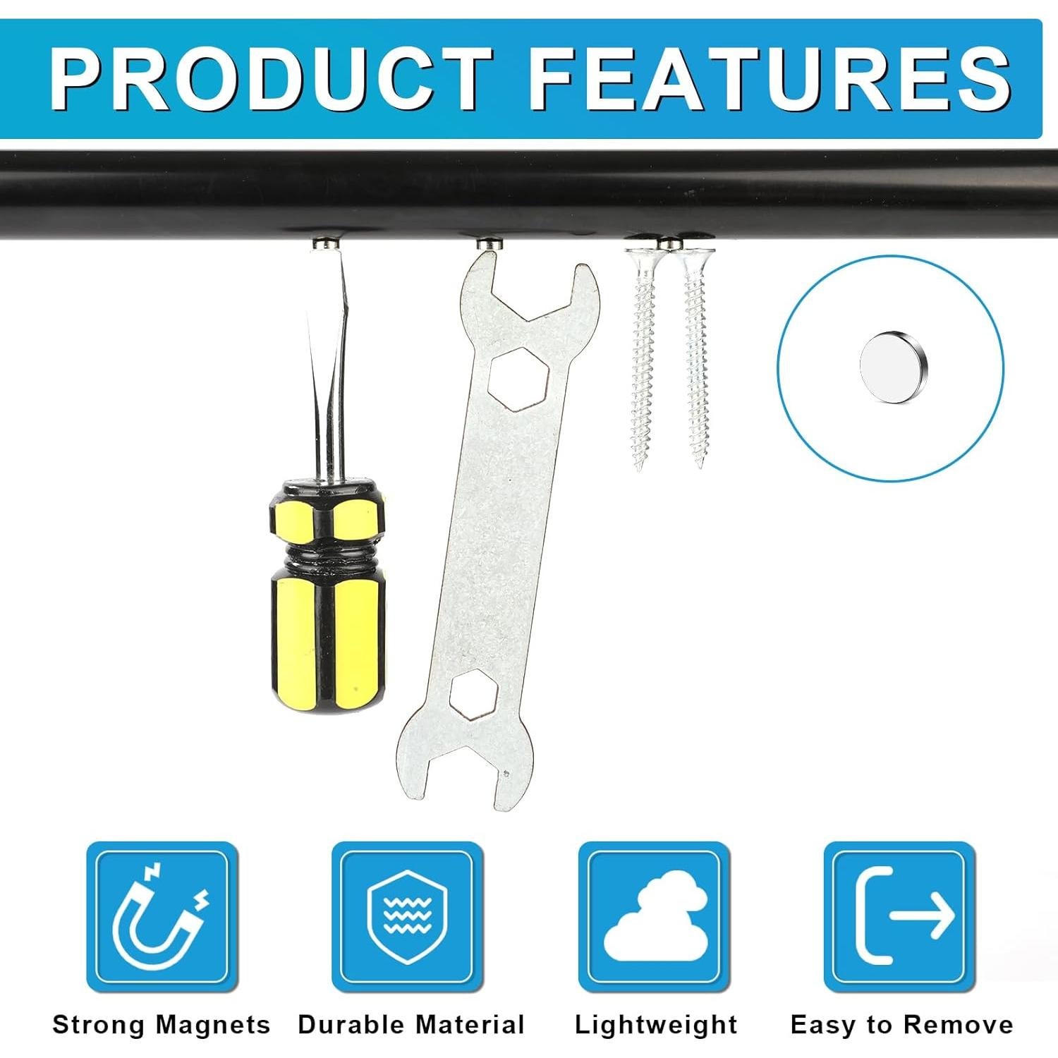 Imán Neodimio BEST CHOICE 5x2mm 240 Piezas para Manualidades