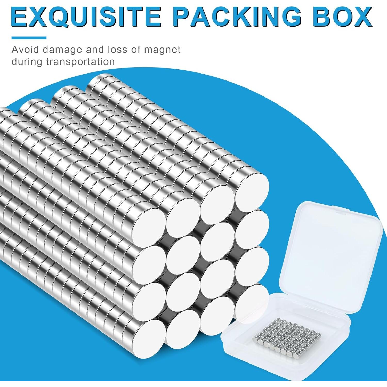 Imán Neodimio BEST CHOICE 5x2mm 240 Piezas para Manualidades